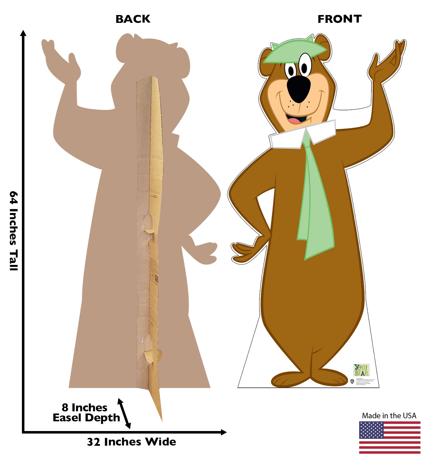 Life-size Cardboard Cutout of Yogi Bear - All Cutouts