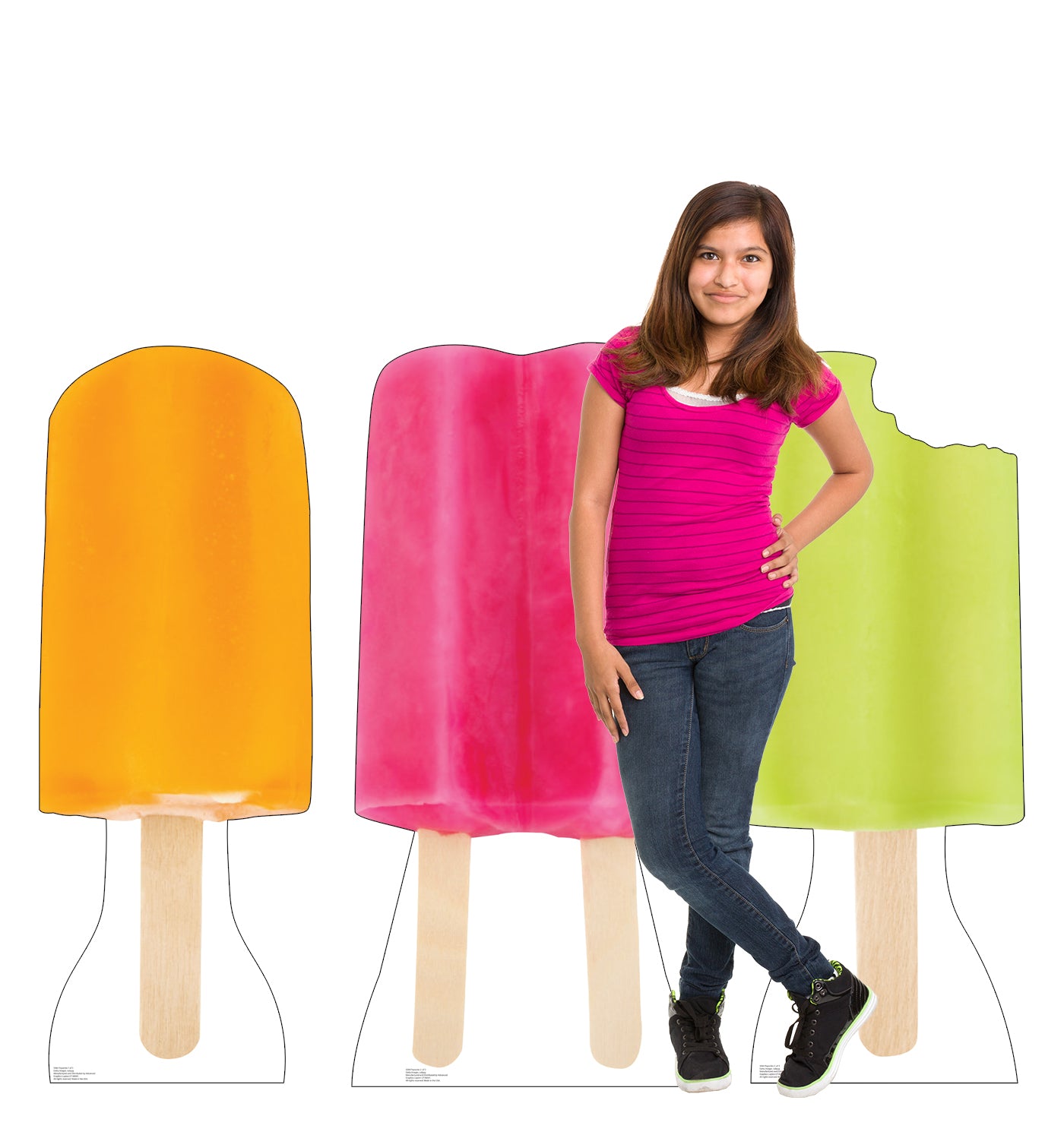 Popsicles Set of 3 Life-Size Cardboard Cutout - All Cutouts