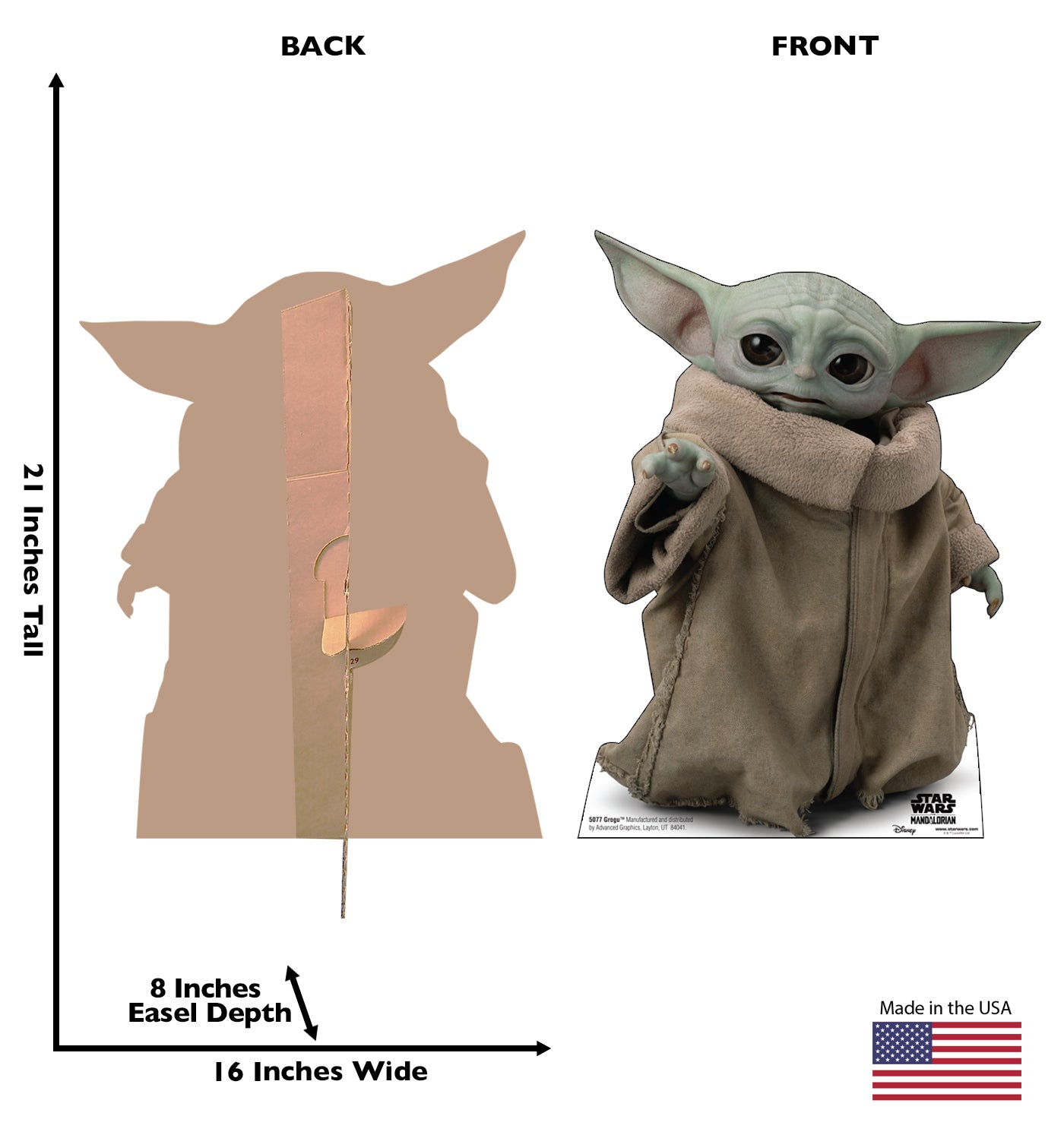 Grogu Life-size Carboard Cutout - All Cutouts