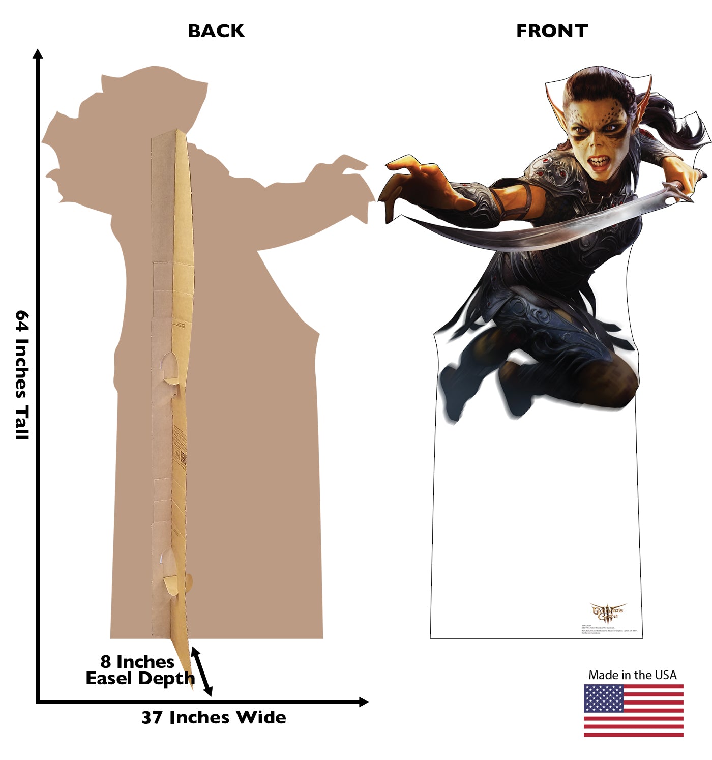 Life-size Cardboard Cutout of Lae'zel - All Cutouts