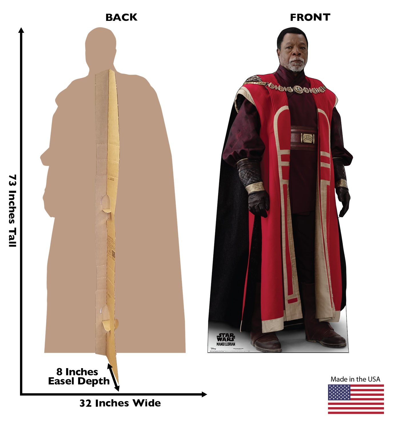 Life-size Cardboard Cutout of High Magistrate Greef Karga - All Cutouts