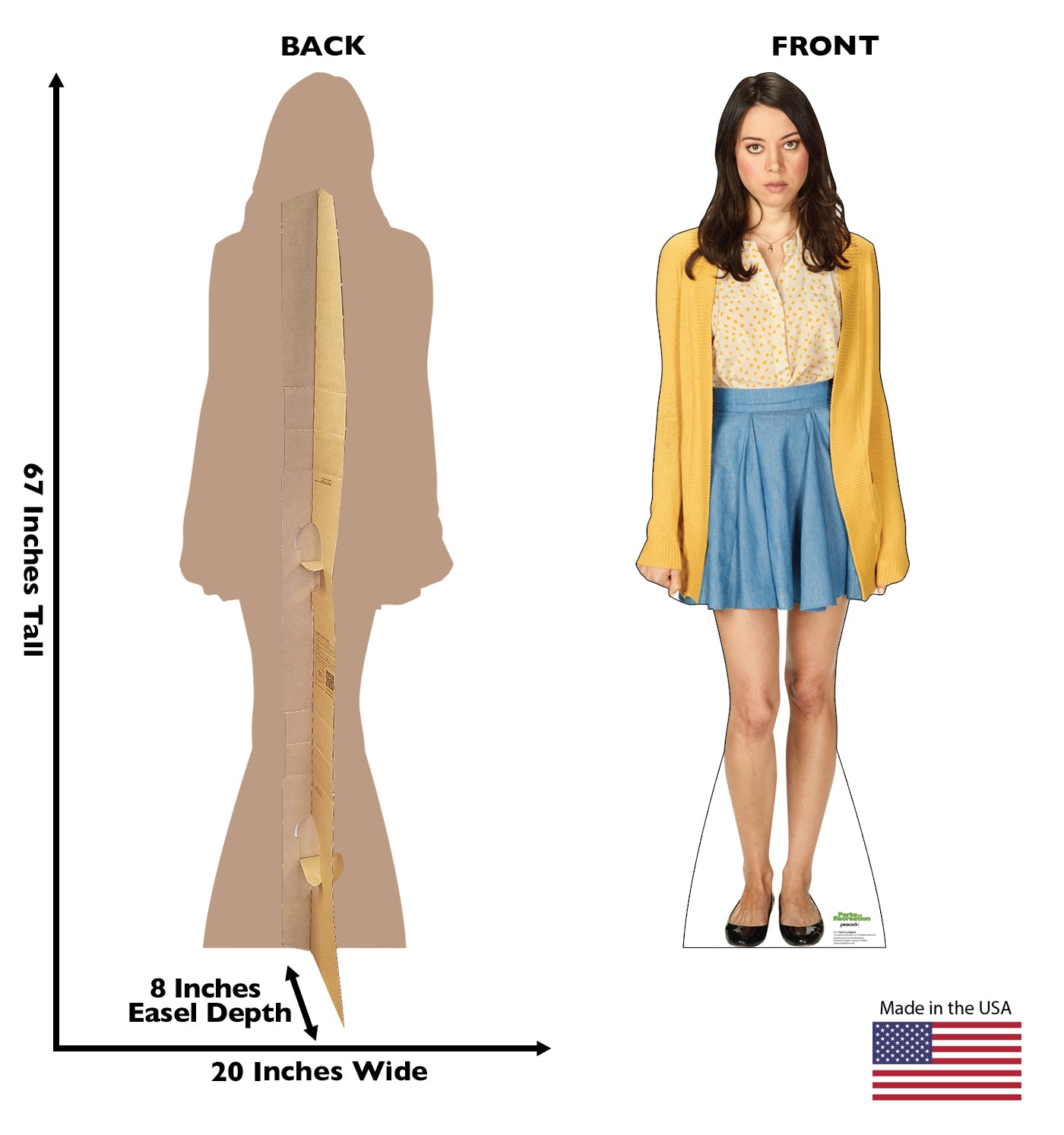 Life-size Cardboard Cutout of April Ludgate - All Cutouts