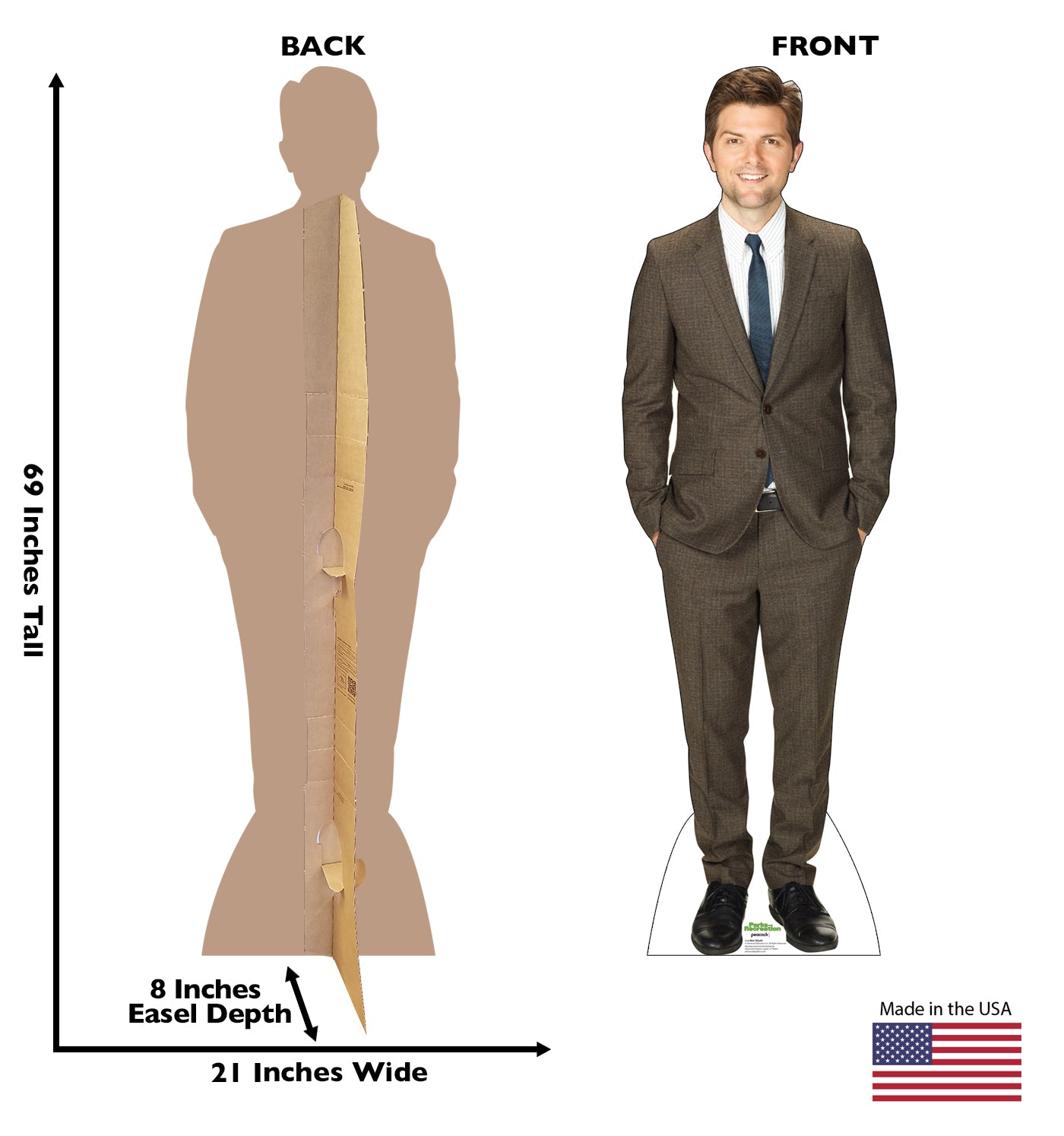 Life-size Cardboard Cutout of Ben Wyatt - All Cutouts
