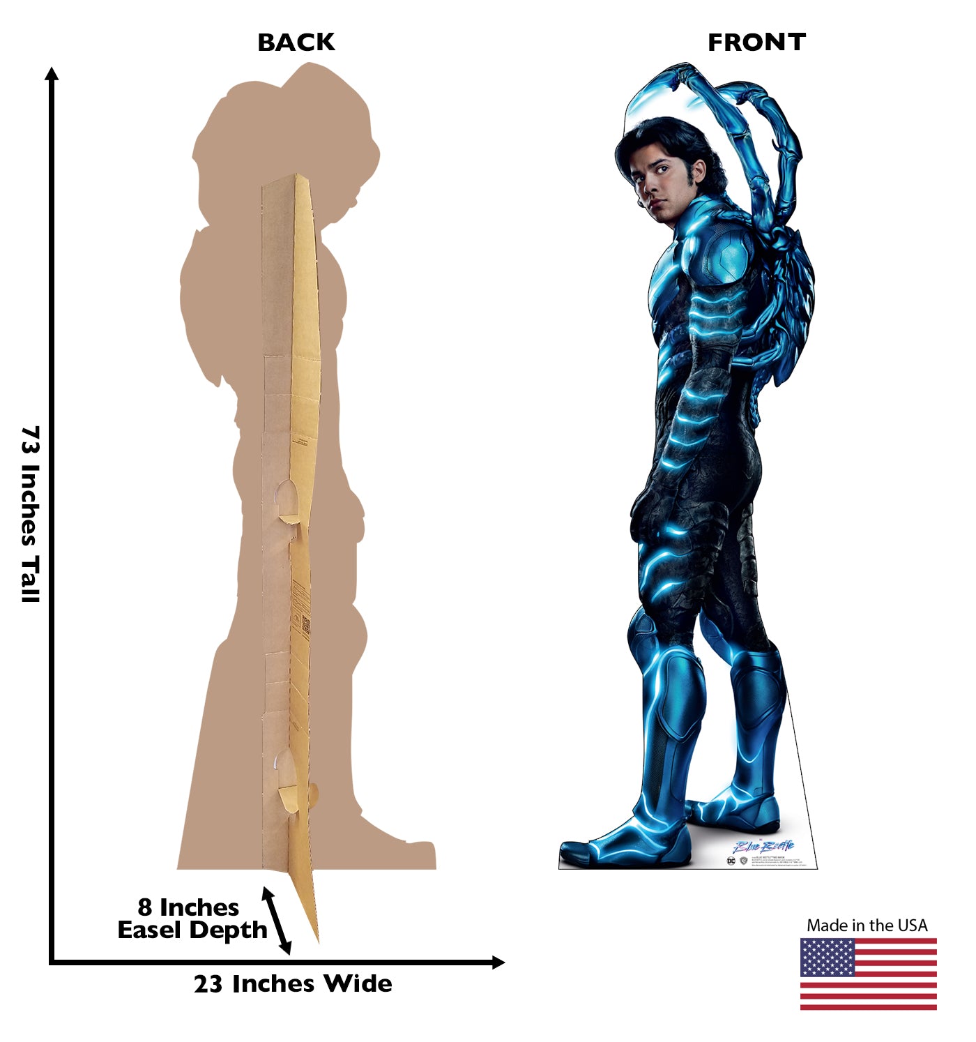 Life-size Cardboard Cutout of Blue Beetle (No Mask) - All Cutouts