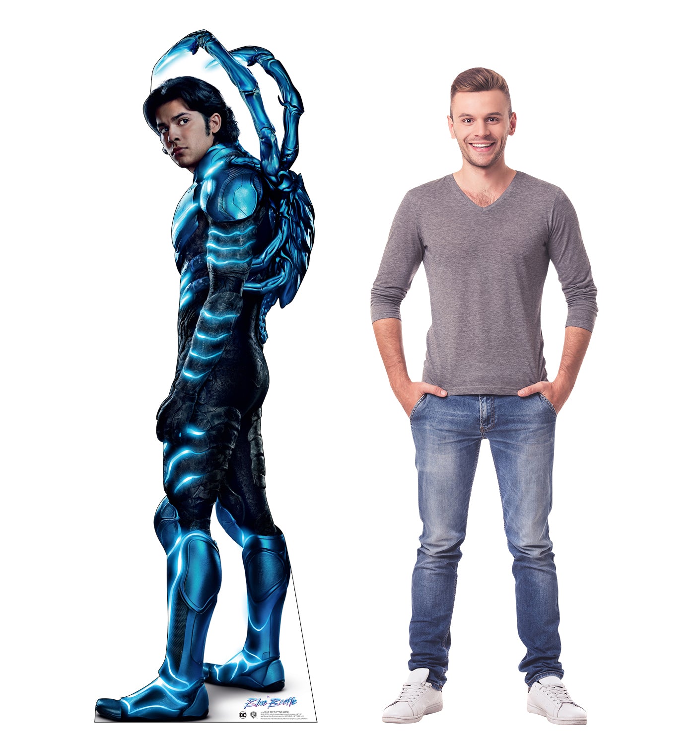 Life-size Cardboard Cutout of Blue Beetle (No Mask) - All Cutouts