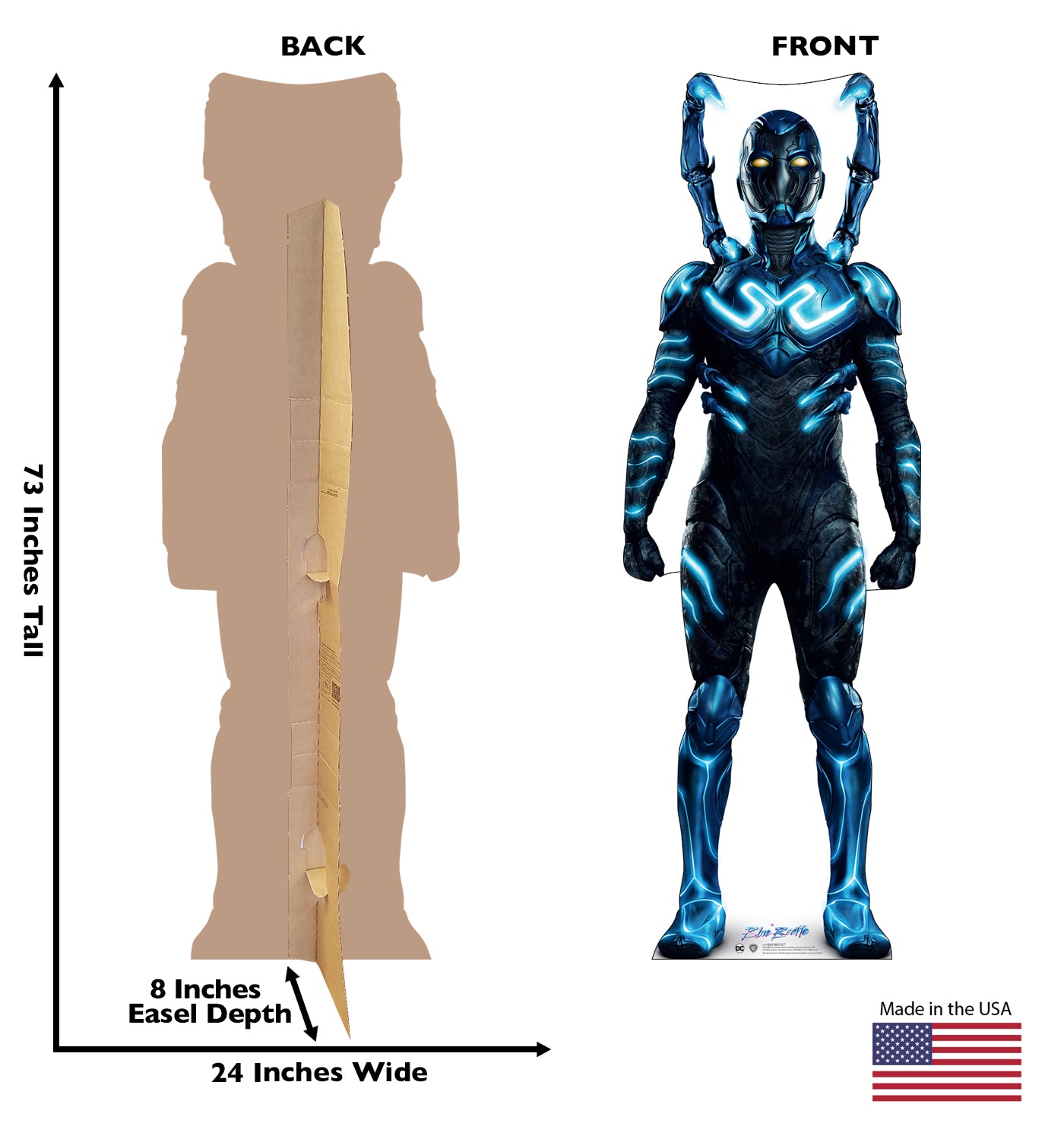 Life-size Cardboard Cutout of Blue Beetle - All Cutouts