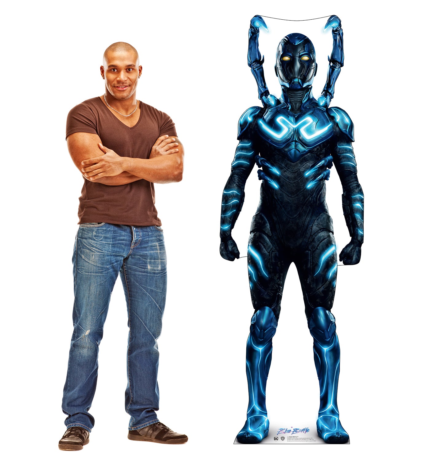 Life-size Cardboard Cutout of Blue Beetle