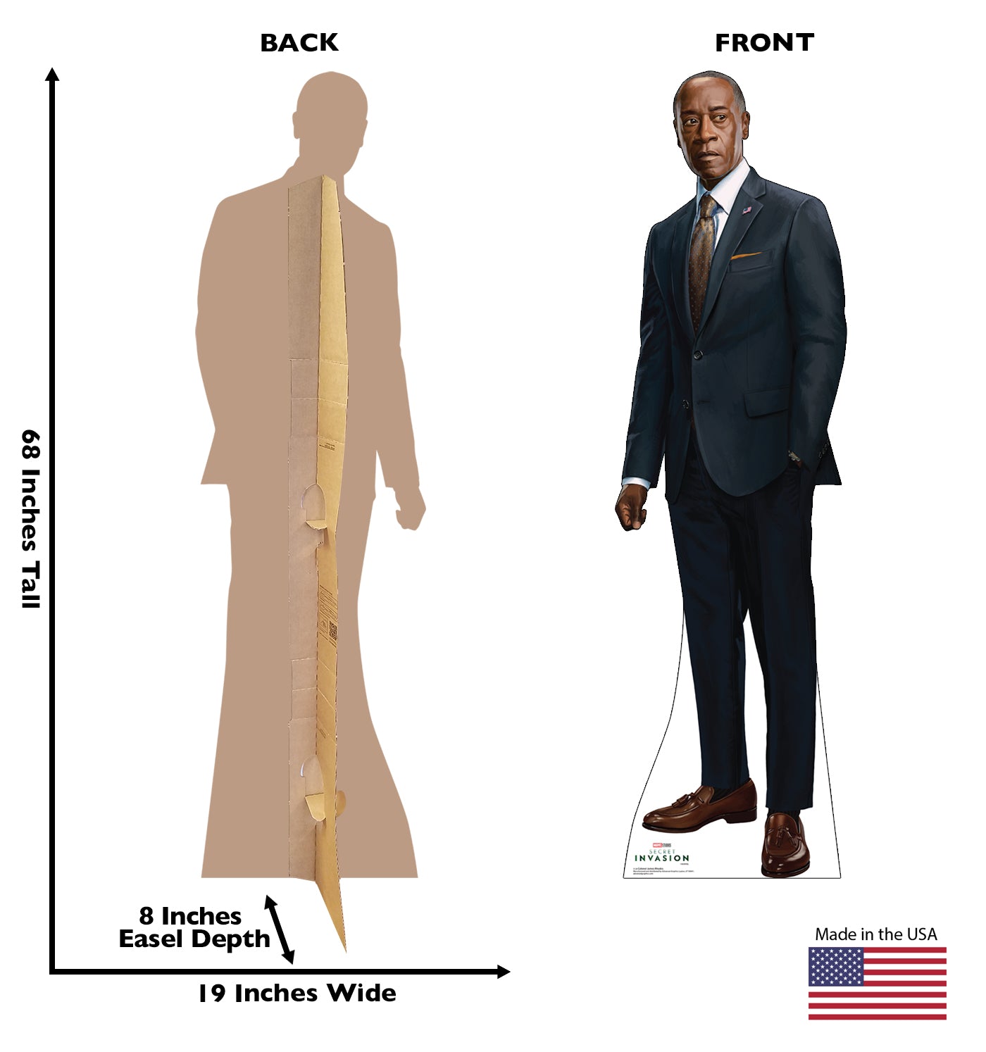 Life-size Cardboard Cutout of Colonel James Rhodes - All Cutouts