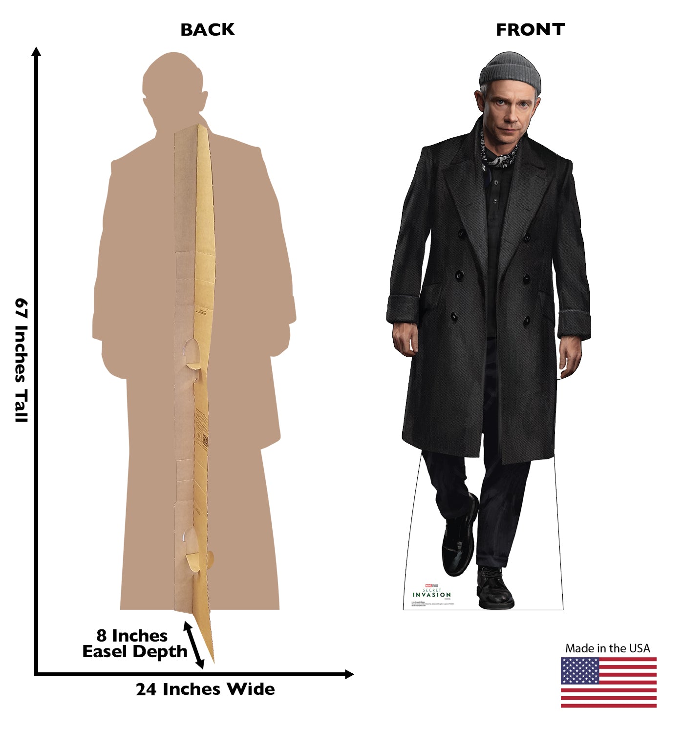 Life-size Cardboard Cutout of Everett Ross - All Cutouts