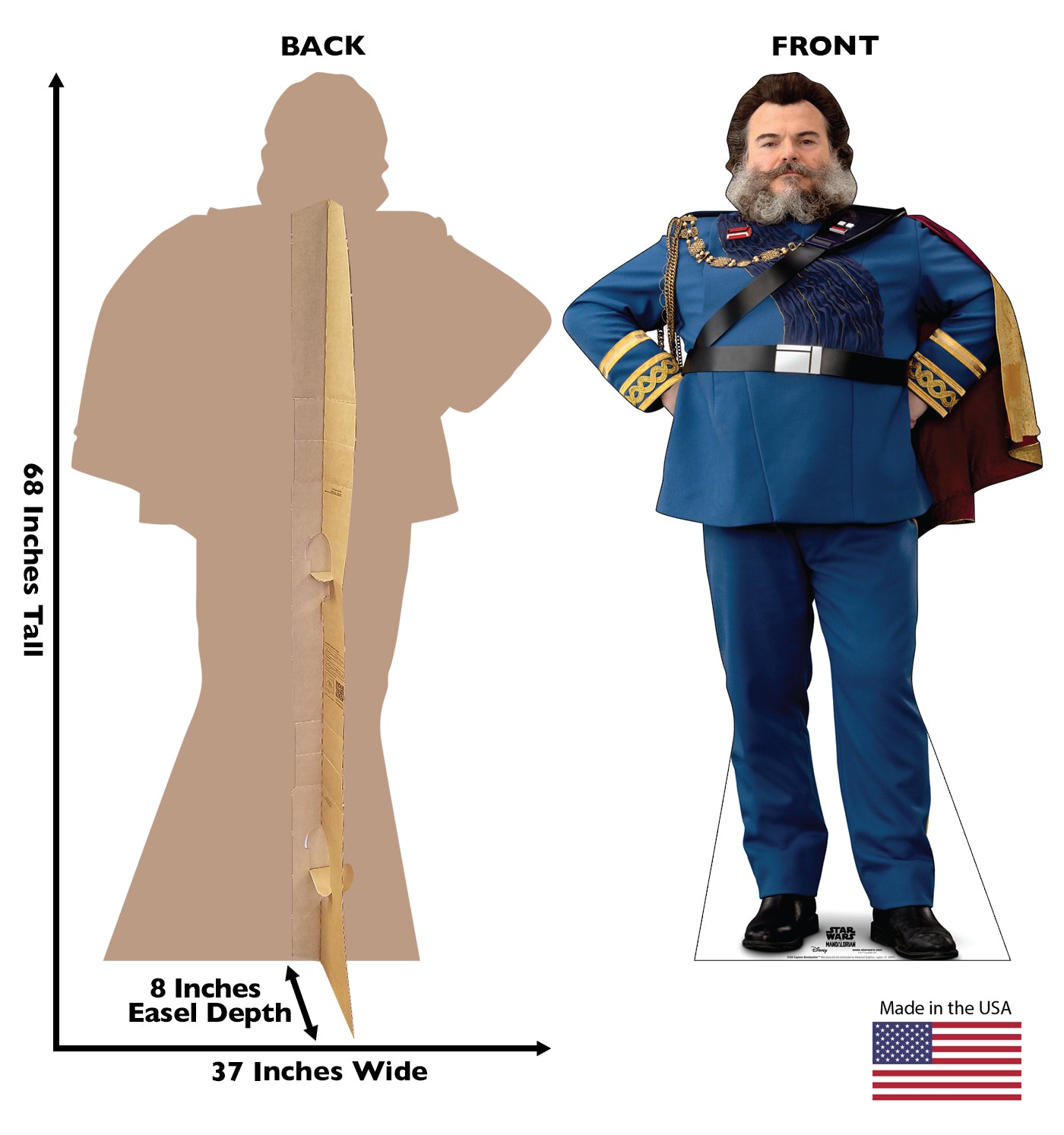 Life-size Carboard Cutout of Captain Bombardier - All Cutouts