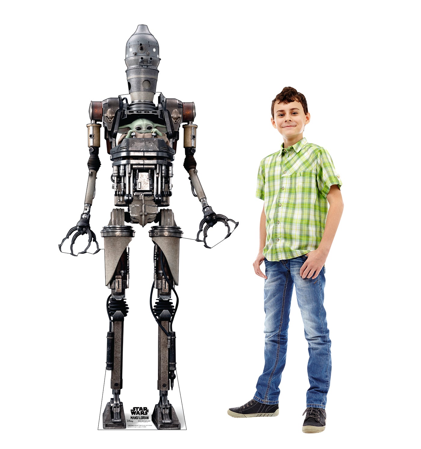 Grogu in IG-12 Life-Size Cardboard Cutout - All Cutouts