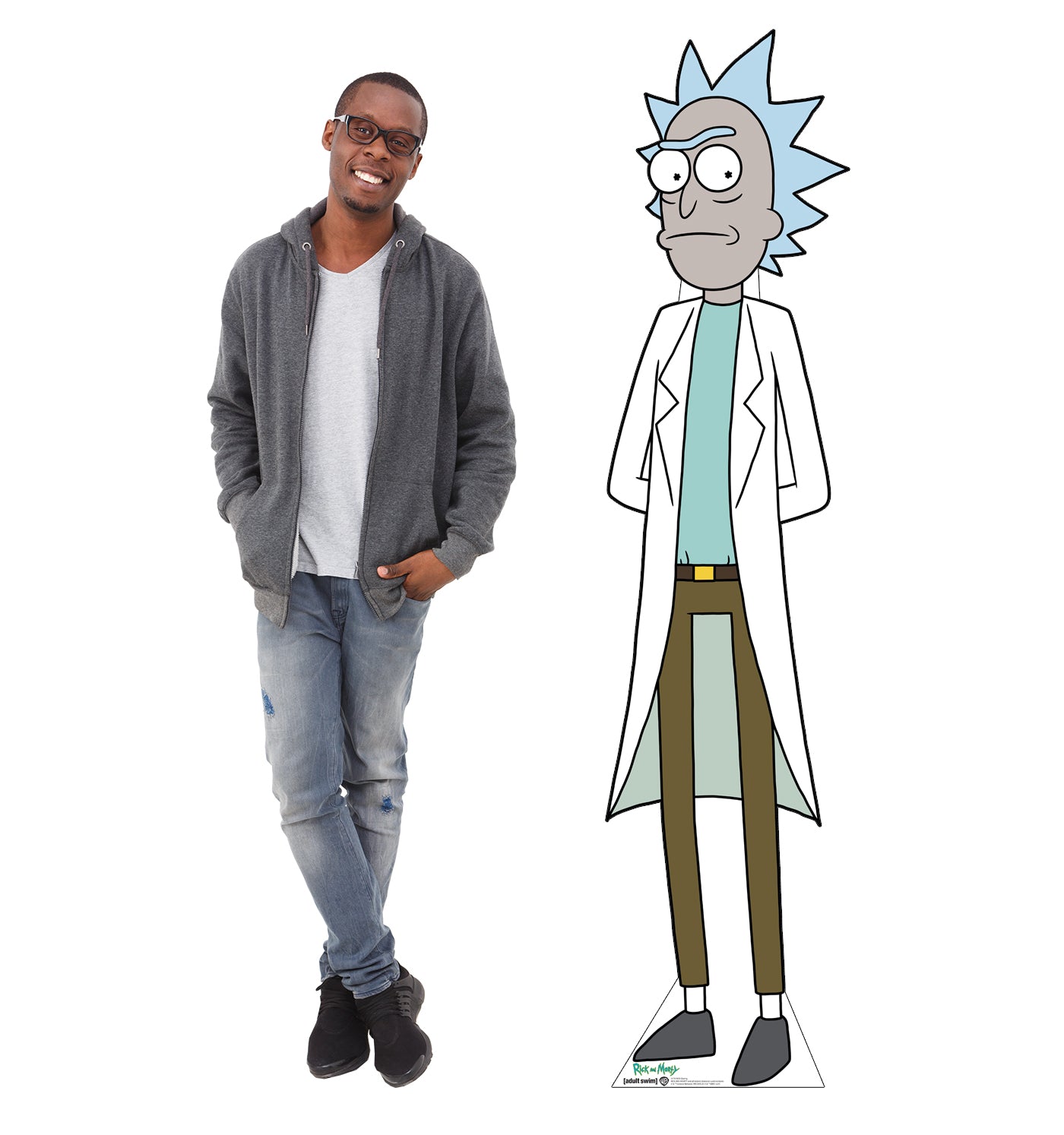 Life-Size Rick Glaring Cardboard Standup - All Cutouts