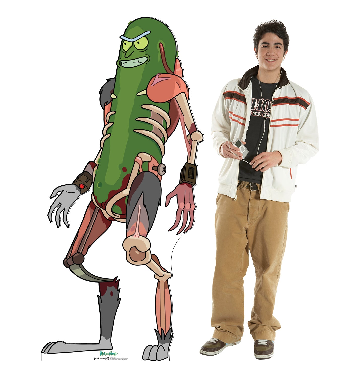 Pickle Rick Cardboard Standup - All Cutouts