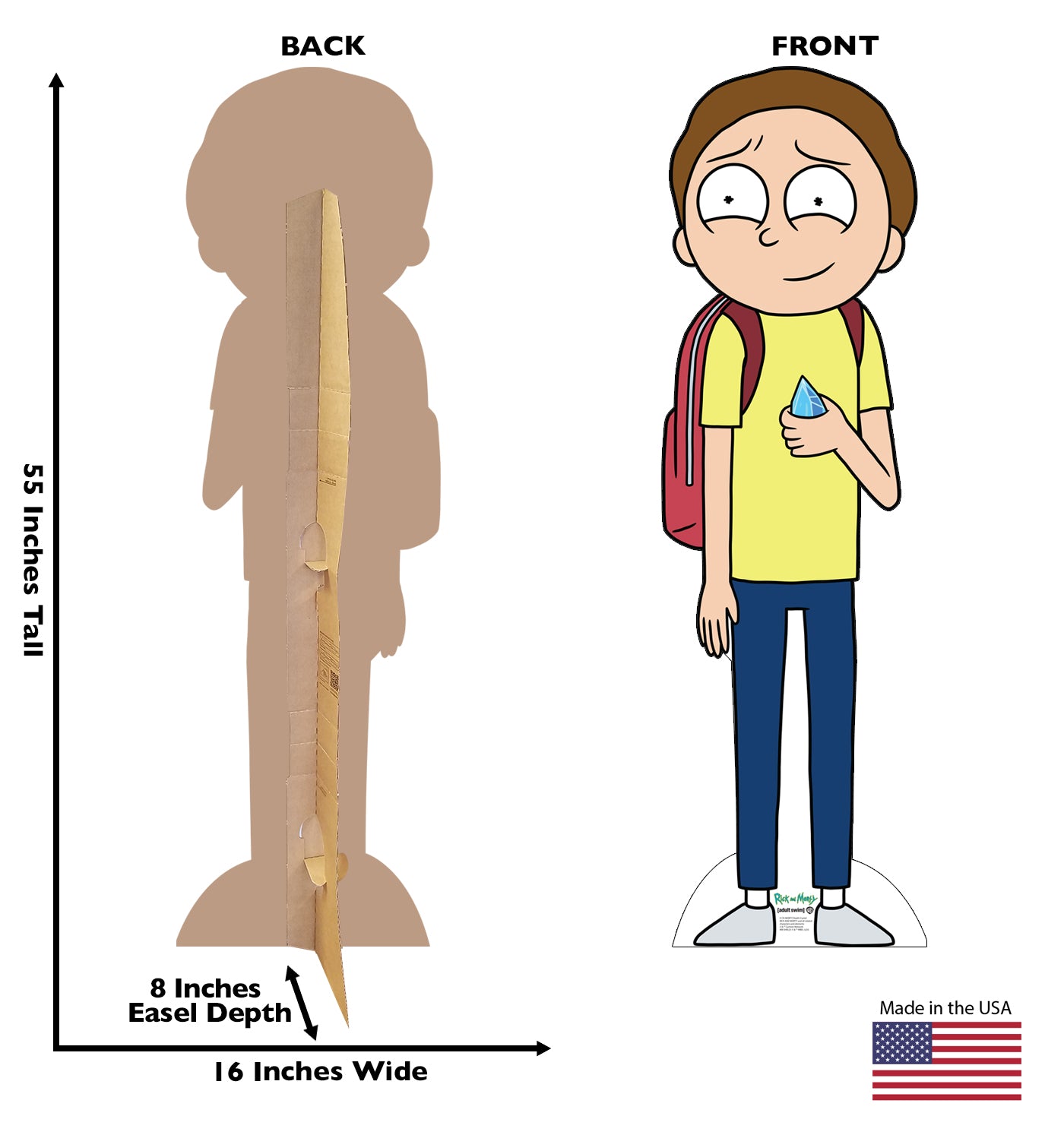 Life-Size Morty Death Crystal Cardboard Cutout - All Cutouts