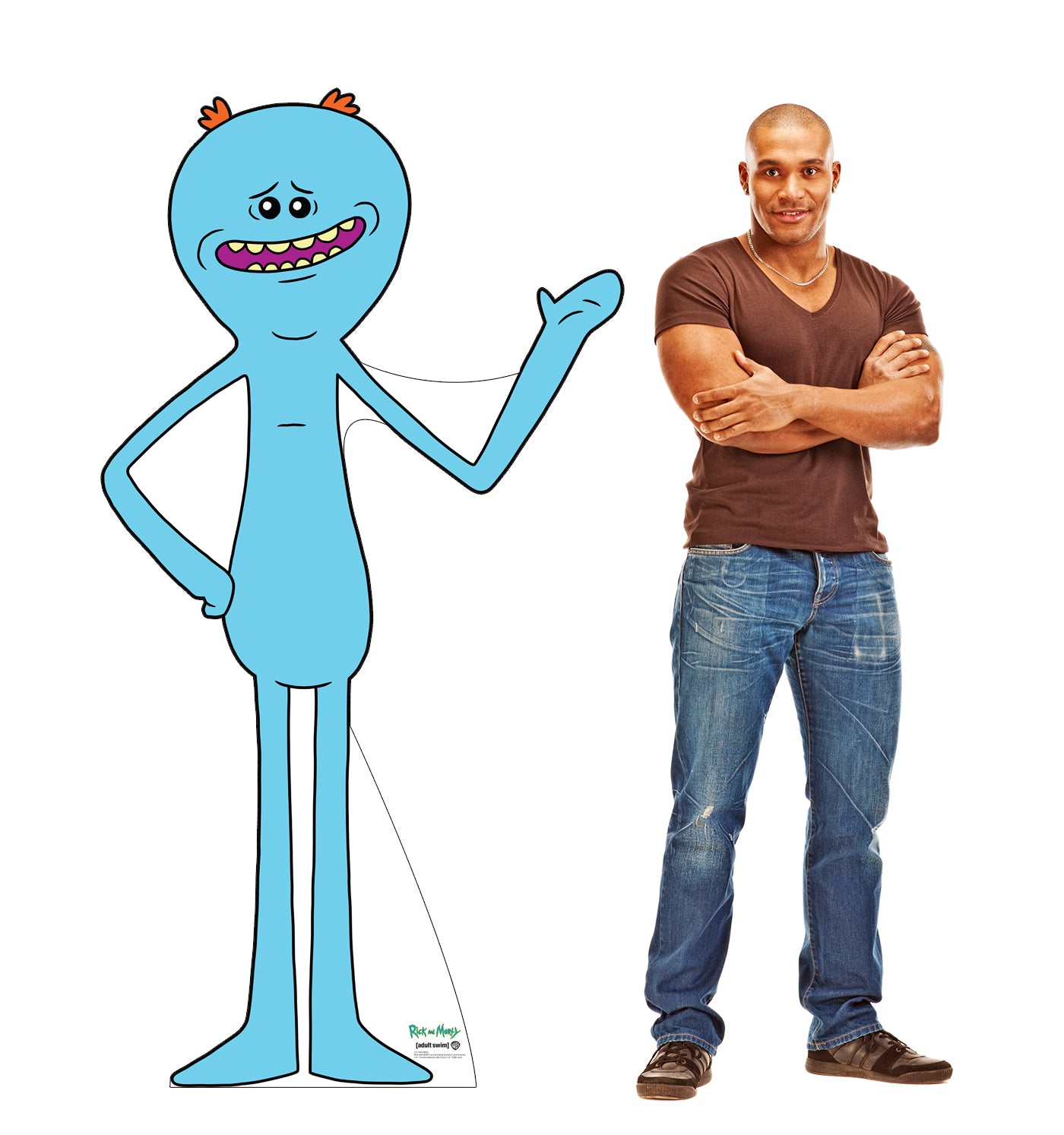 Life-Size Mr Meeseeks Cardboard Standup Cutout - All Cutouts