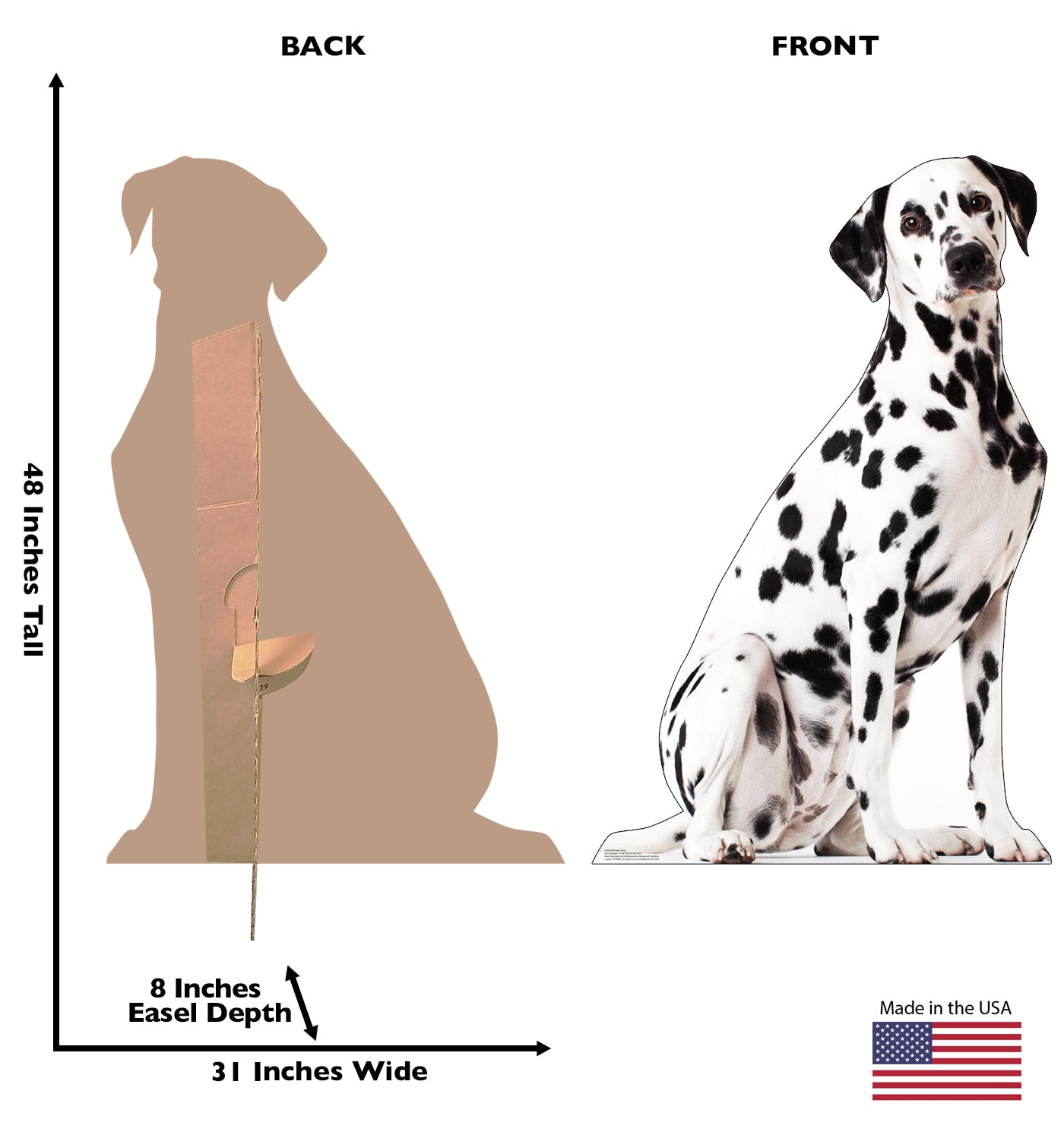 Dalmatian Dog Life-Size Cardboard Cutout - All Cutouts