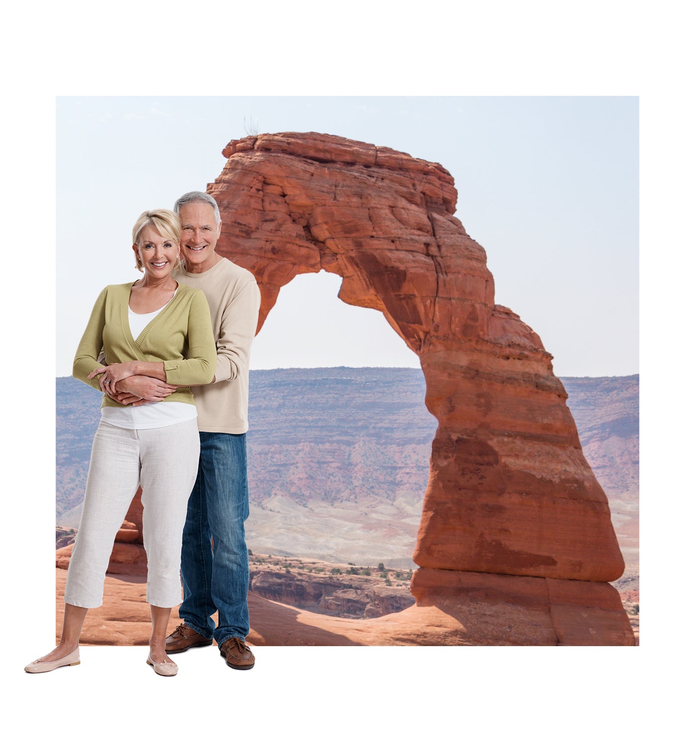 Delicate Arch Backdrop Life-Size Cardboard Cutout - All Cutouts