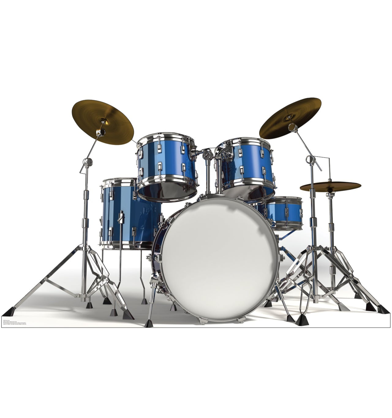 Drum Set Life-Size Cardboard Cutout - All Cutouts