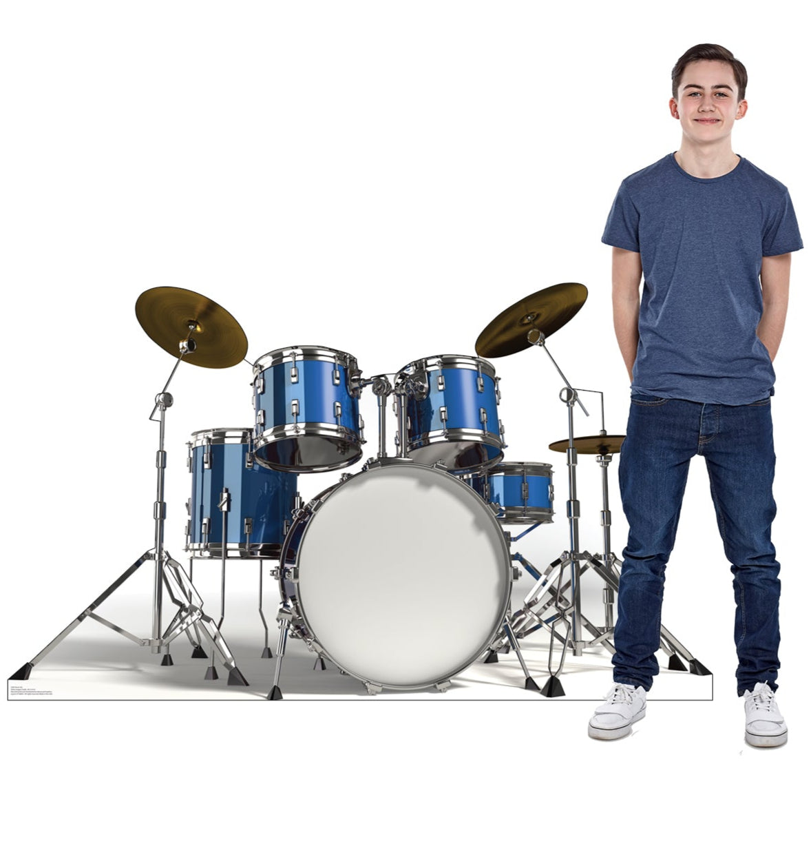 Drum Set Life-Size Cardboard Cutout - All Cutouts