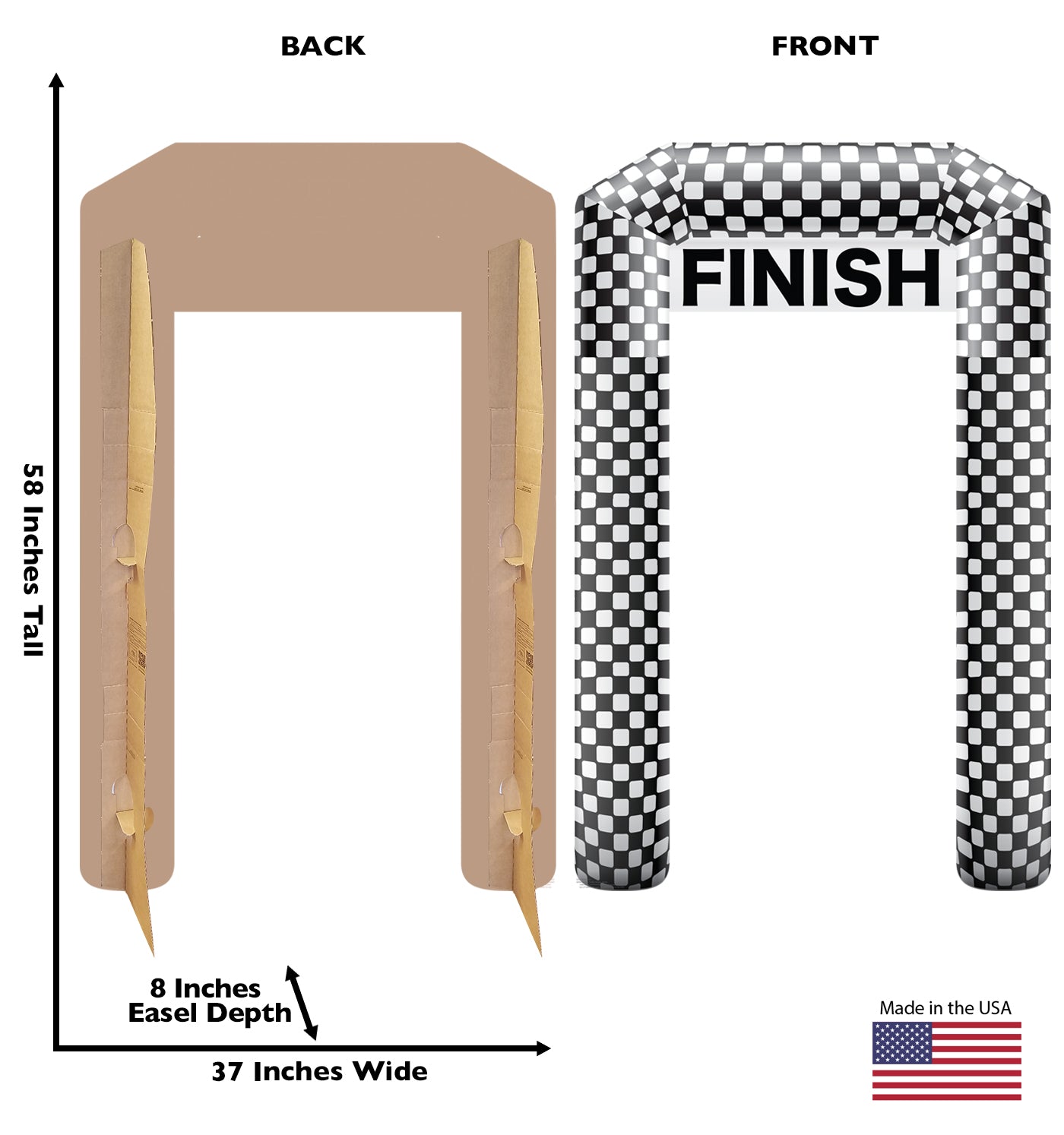 Finish Line Life-Size Cardboard Cutout - All Cutouts