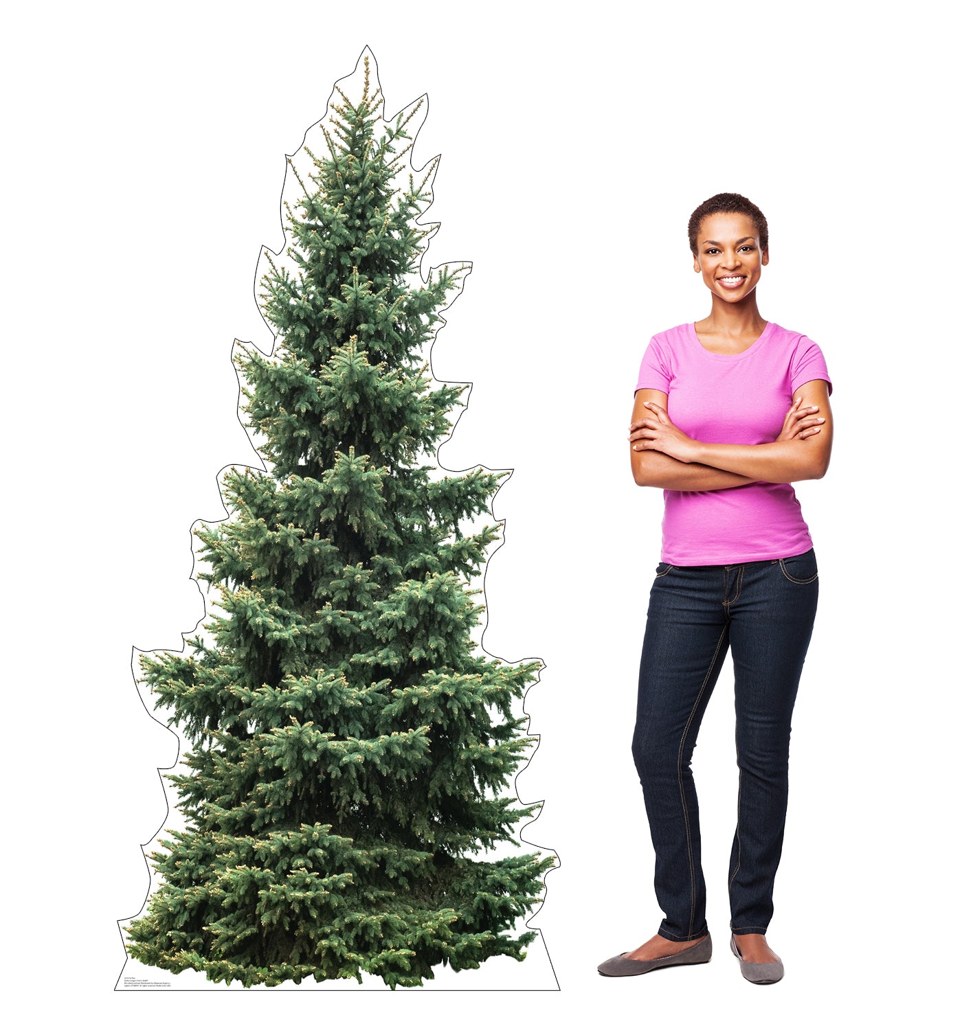 Fir Tree Life-Size Cardboard Cutout - All Cutouts