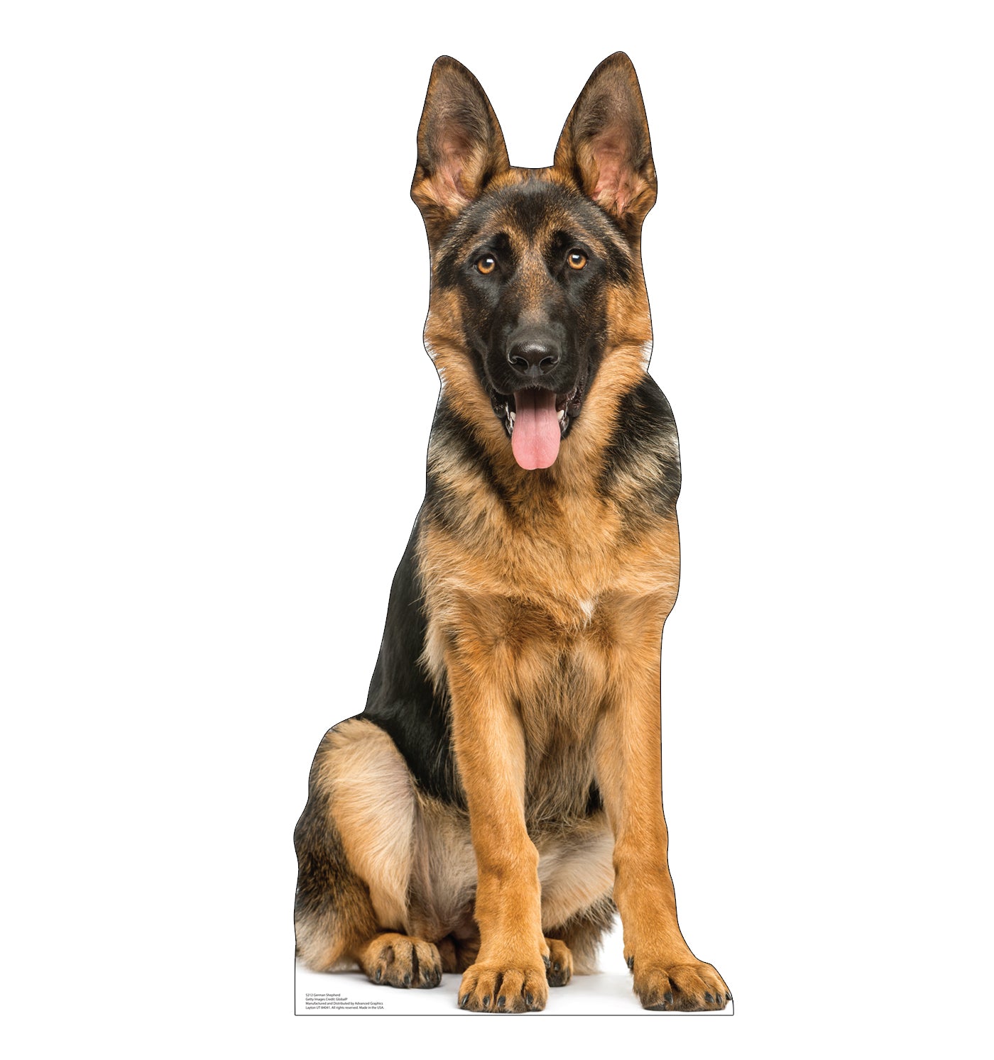 German Shepherd Life-Size Cardboard Cutout - All Cutouts