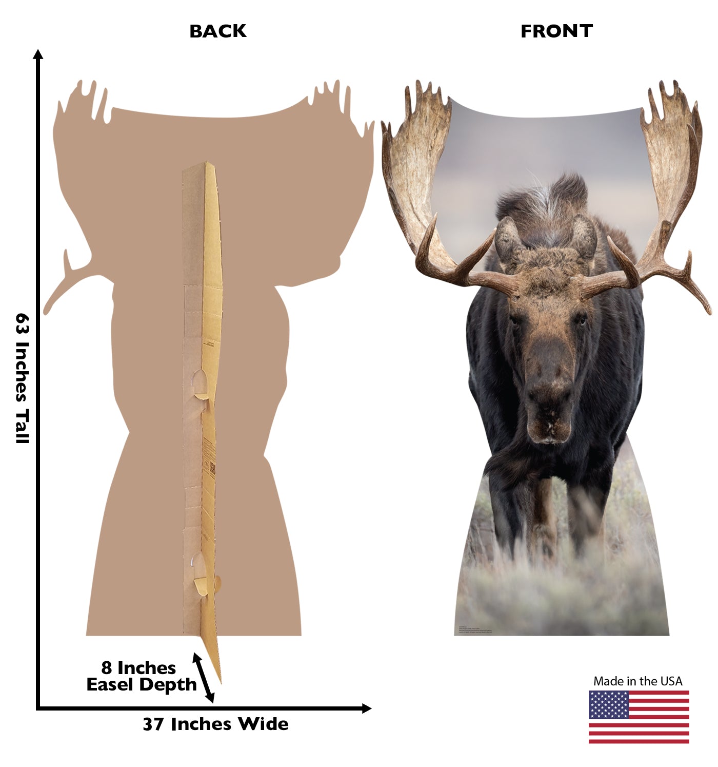 Moose Life-Size Cardboard Cutout - All Cutouts