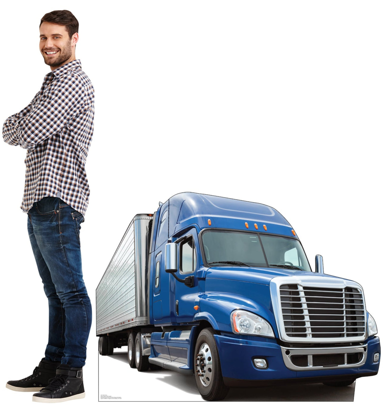 Semi Truck Life-Size Cardboard Cutout - All Cutouts