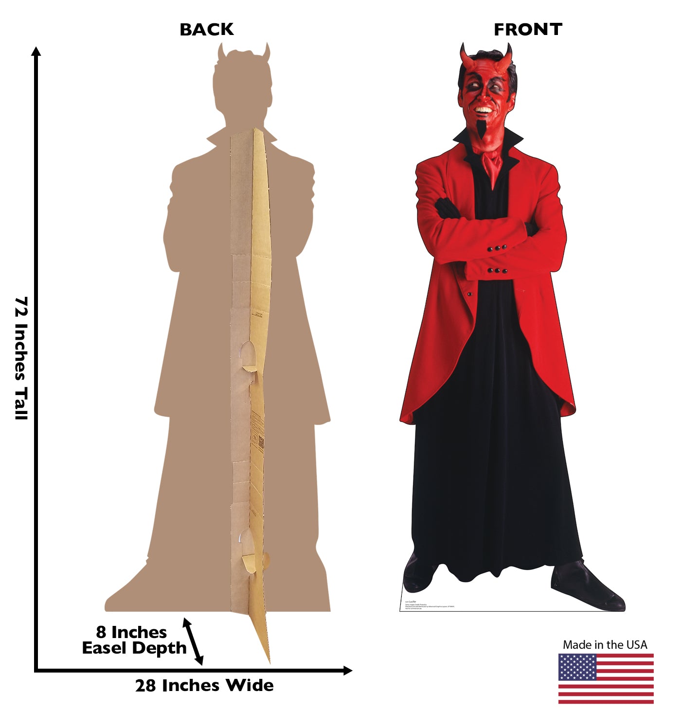 Lucifer Halloween Life-Size Cardboard Cutout - All Cutouts