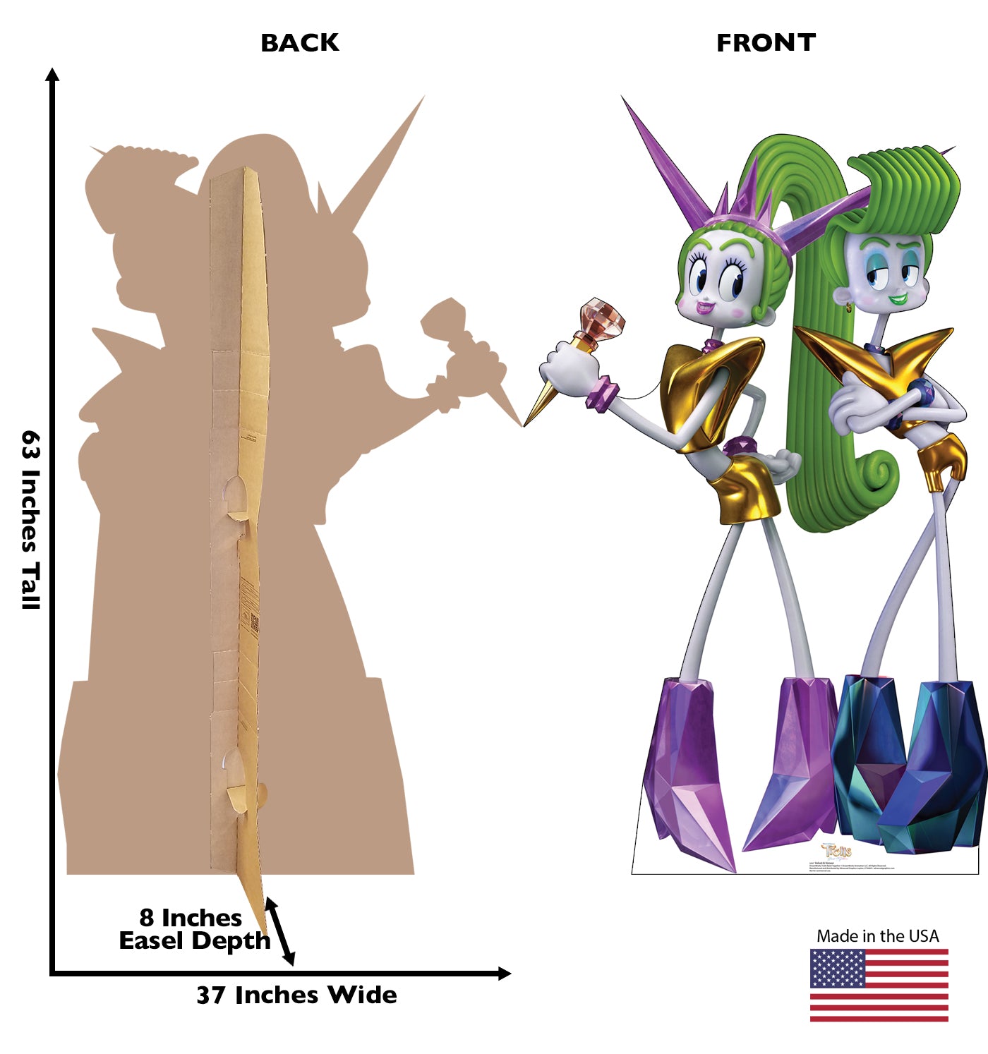 Velvet & Veneer Life-Size Cardboard Cutout - All Cutouts