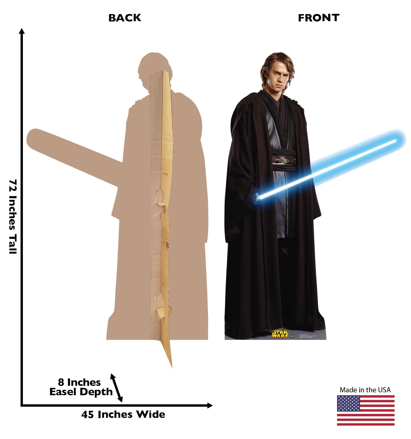 Life-size Anakin Skywalker Cardboard Cutout - All Cutouts