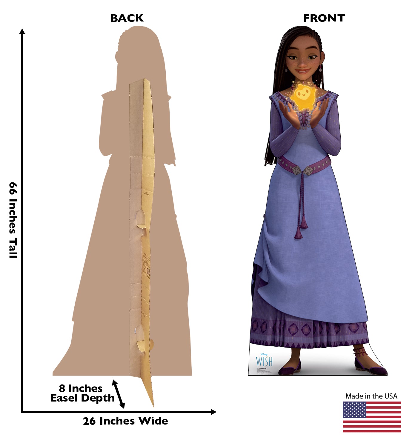 Asha and Star Life-Size Cardboard Cutout - All Cutouts