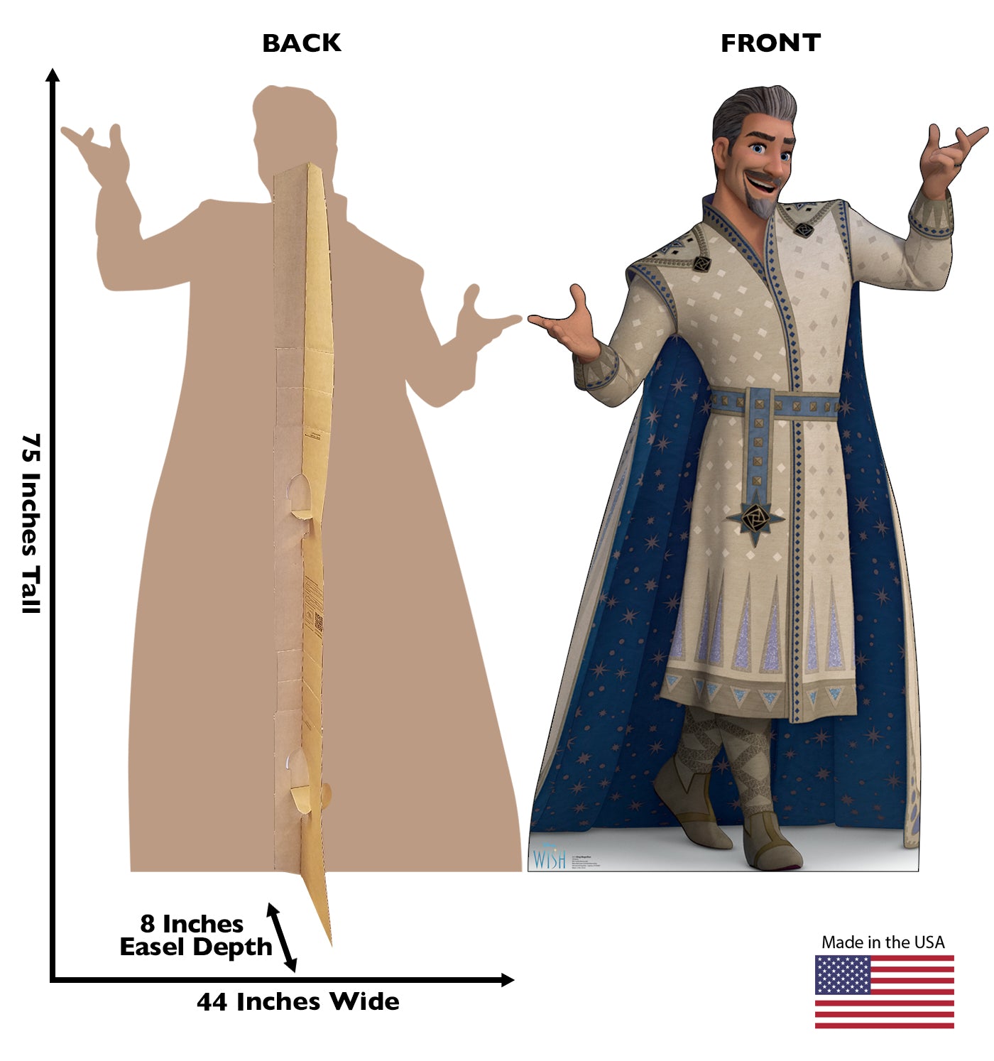 King Magnifico Life-Size Cardboard Cutout - All Cutouts