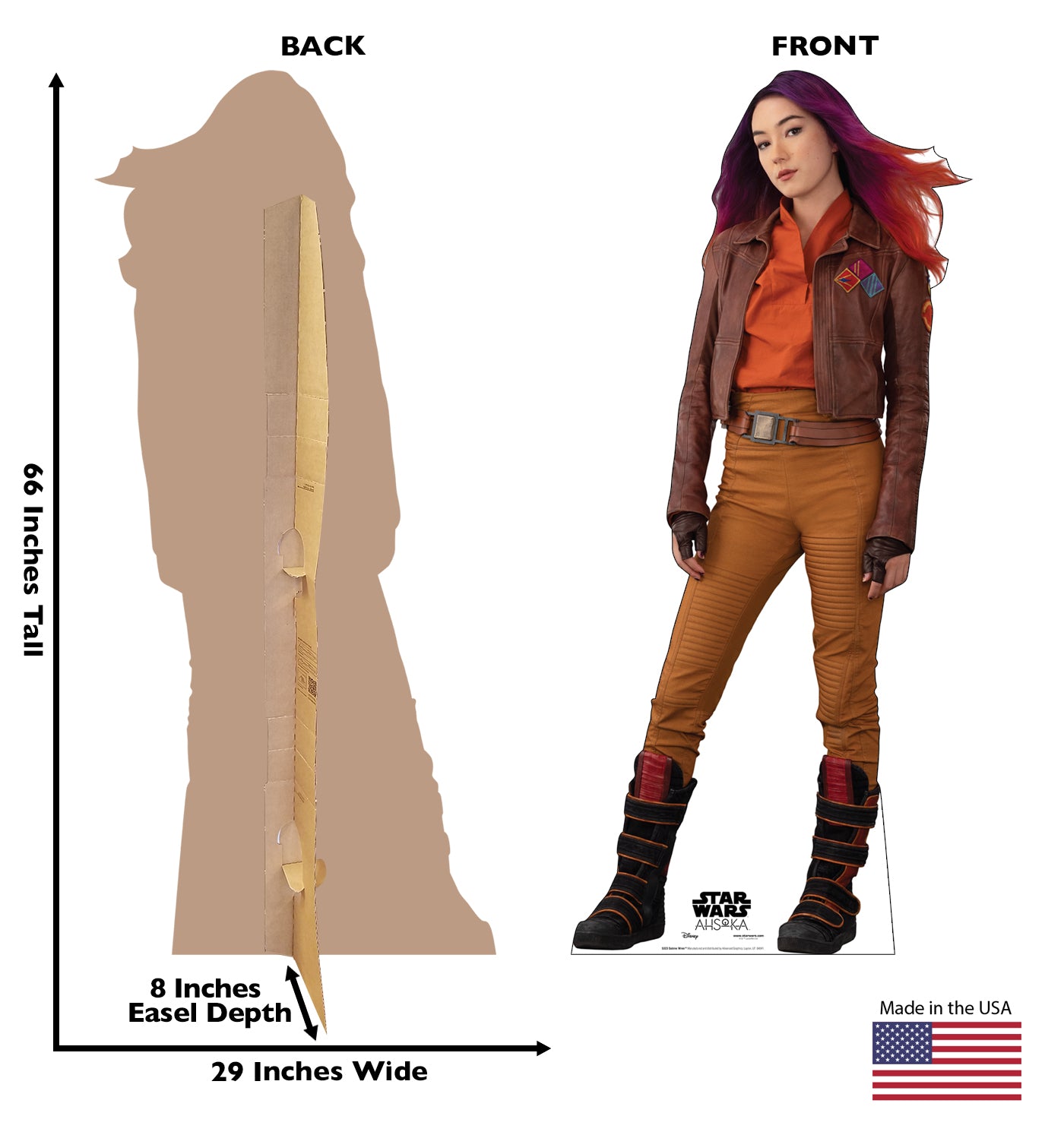 Sabine Wren Star Wars Life-Size Cardboard Cutout - All Cutouts