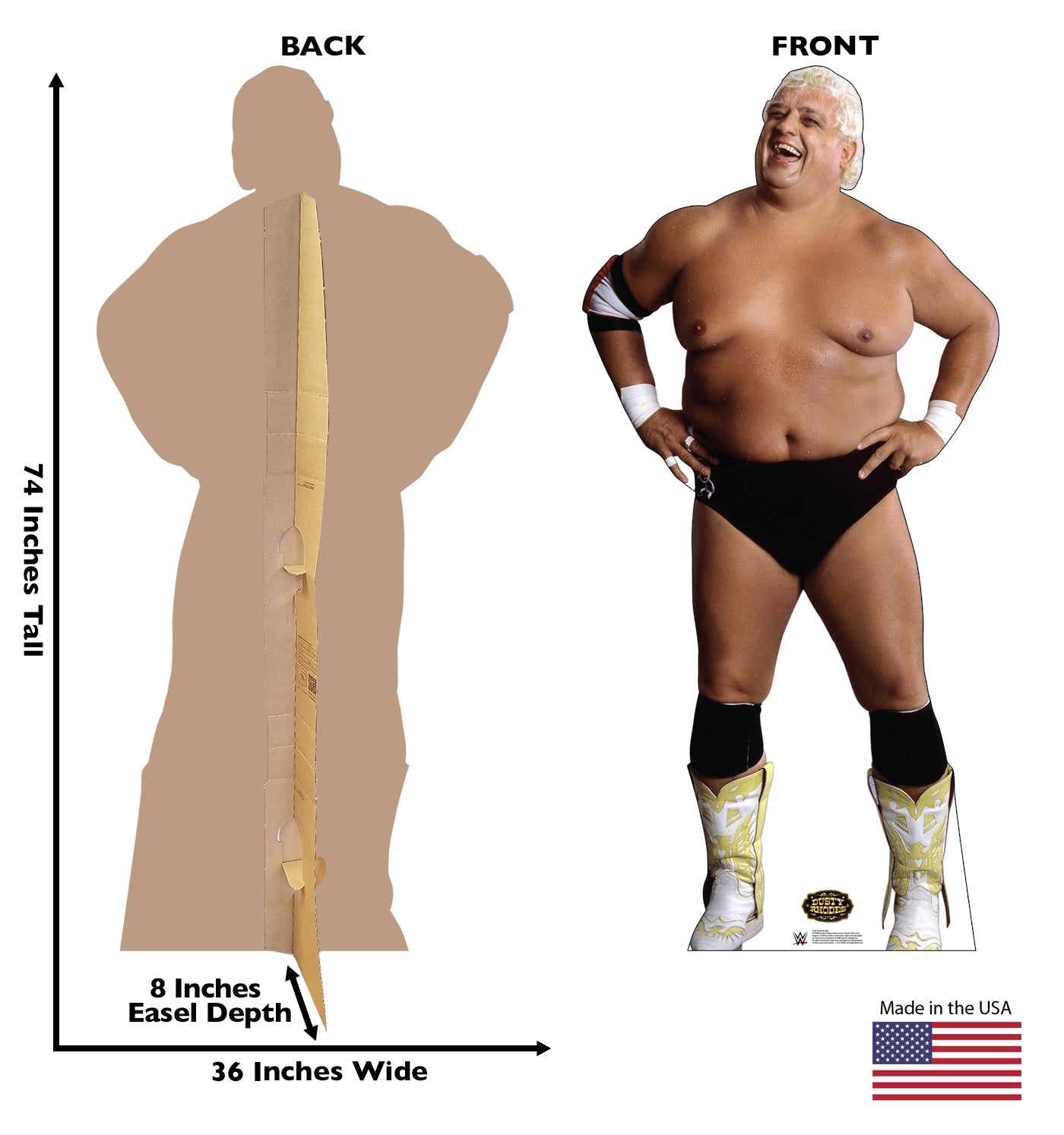 Dusty Rhodes Life-Size Cardboard Cutout - All Cutouts