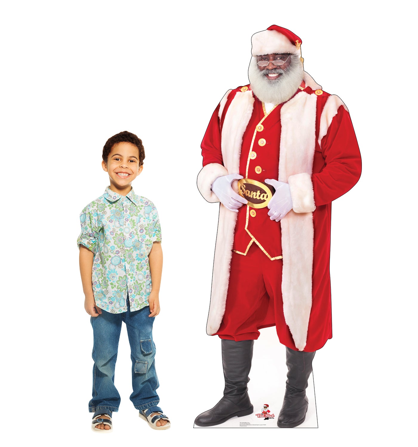 The Real Black Santa Life-Size Cardboard Cutout - All Cutouts