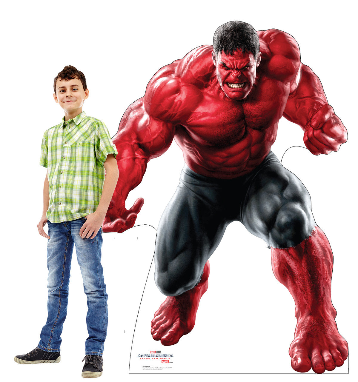 Red Hulk Life-Size Cardboard Cutout - All Cutouts