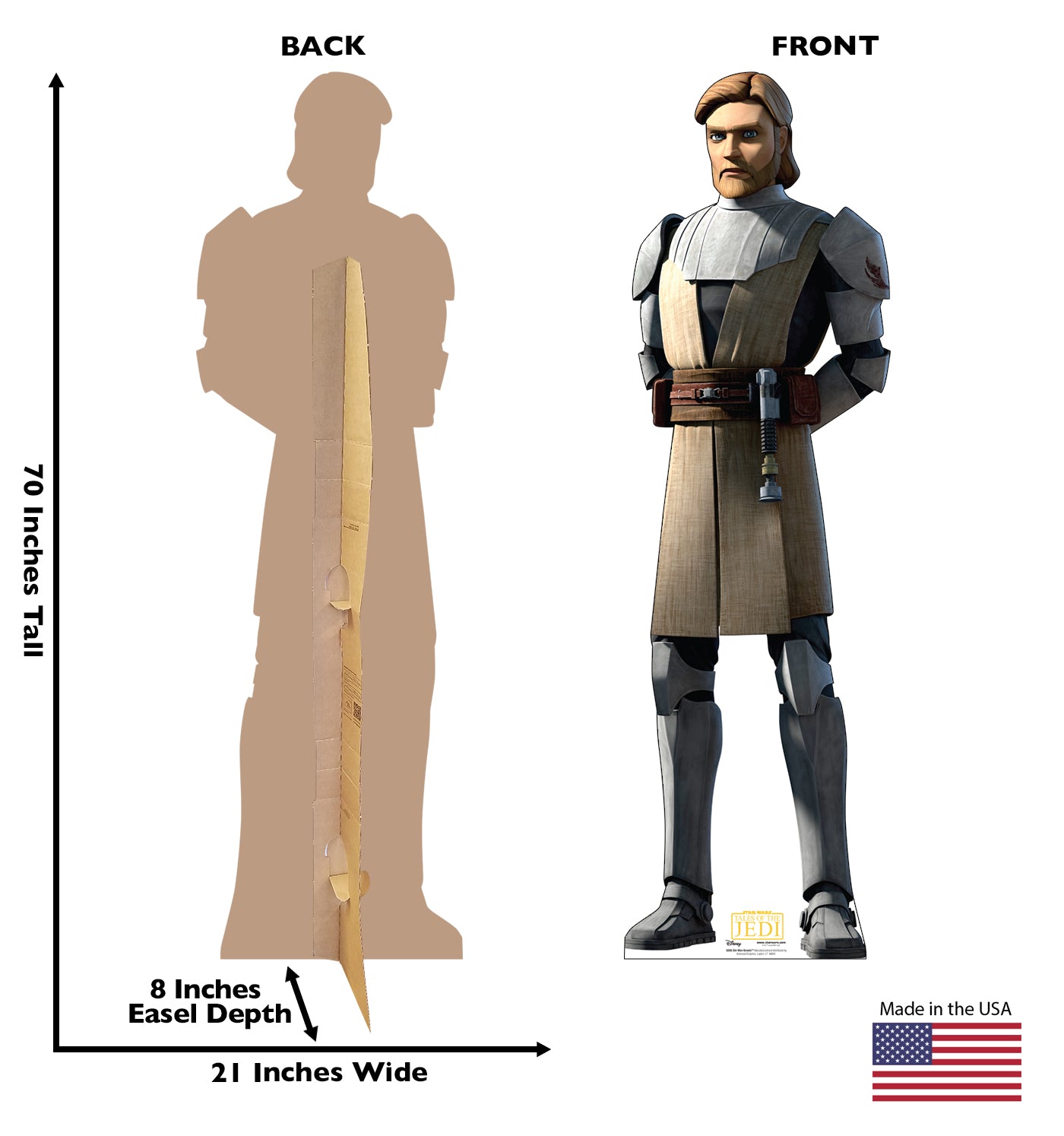 Obi-Wan Kenobi Life-Size Cardboard Cutout - All Cutouts