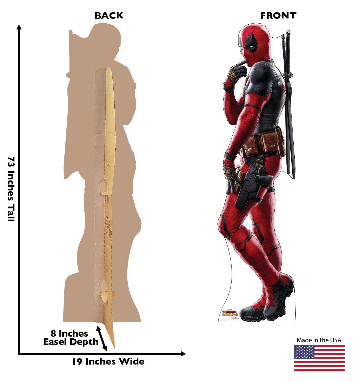 Deadpool Life-Size Cardboard Cutout - All Cutouts