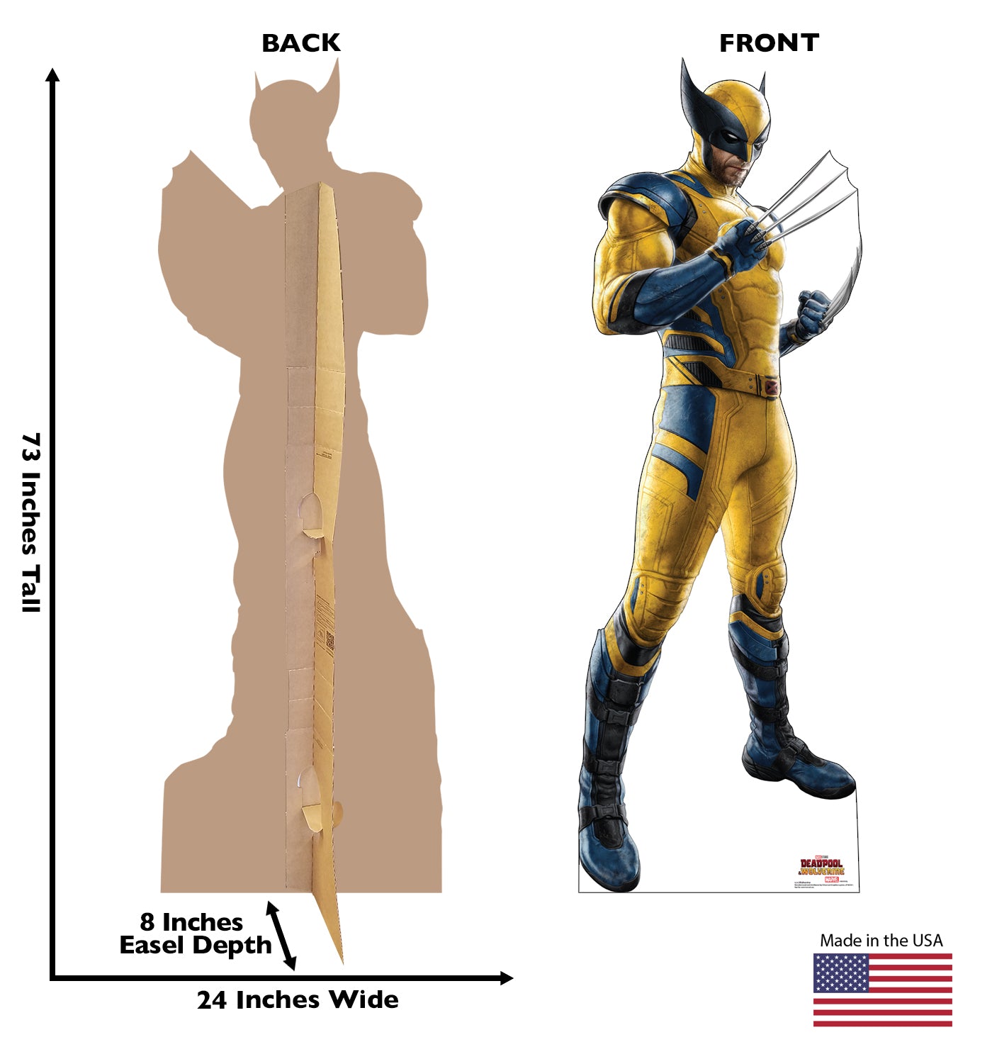 Wolverine Life-Size Cardboard Cutout - All Cutouts