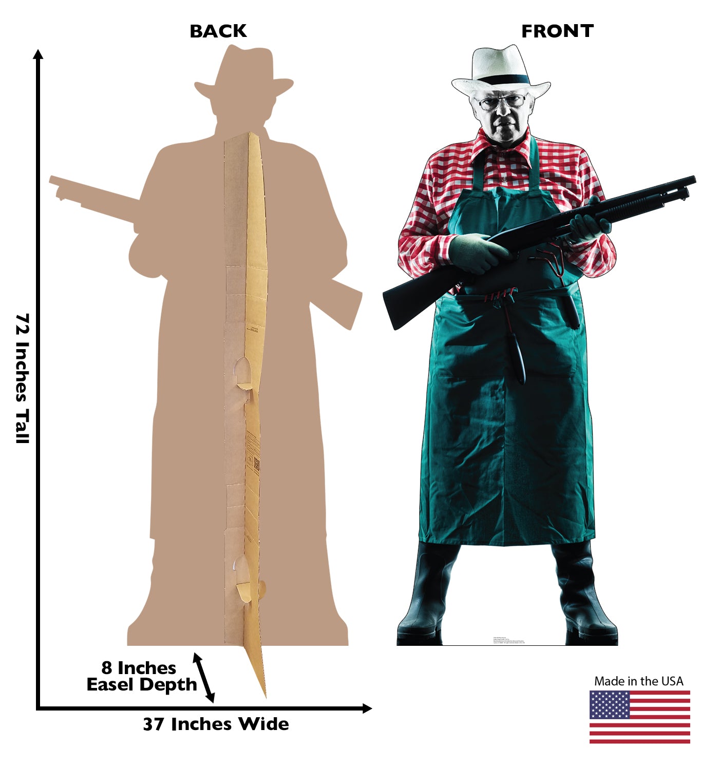 Old Man Hunter Cardboard Cutout - All Cutouts