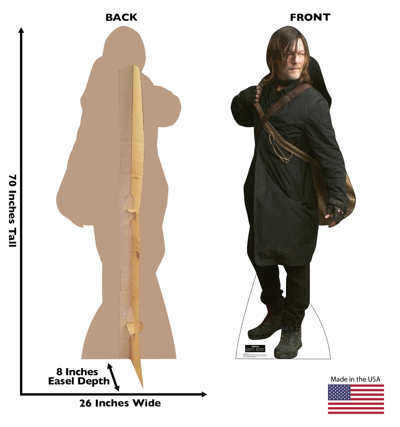Daryl Dixon Life-Size Cardboard Cutout - All Cutouts