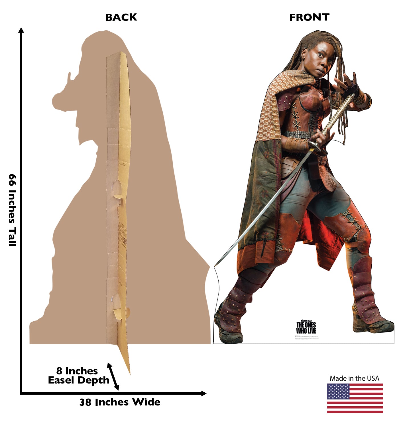 Michonne Life-Size Cardboard Cutout - All Cutouts