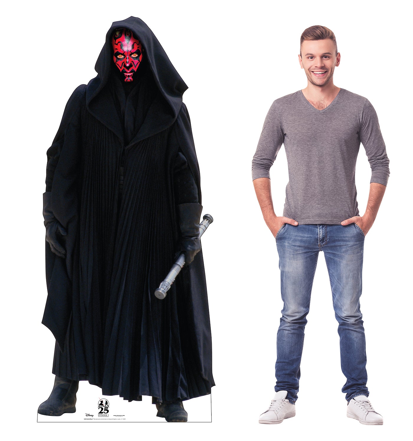 Darth Maul™ Life-Size Cardboard Cutout - All Cutouts