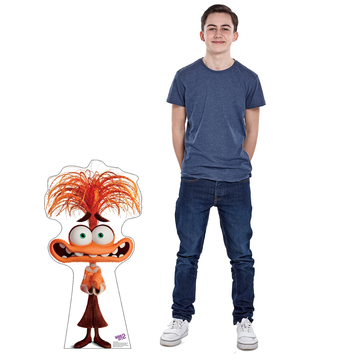 Life-size Anxiety Inside Out 2 Cardboard Cutout - All Cutouts