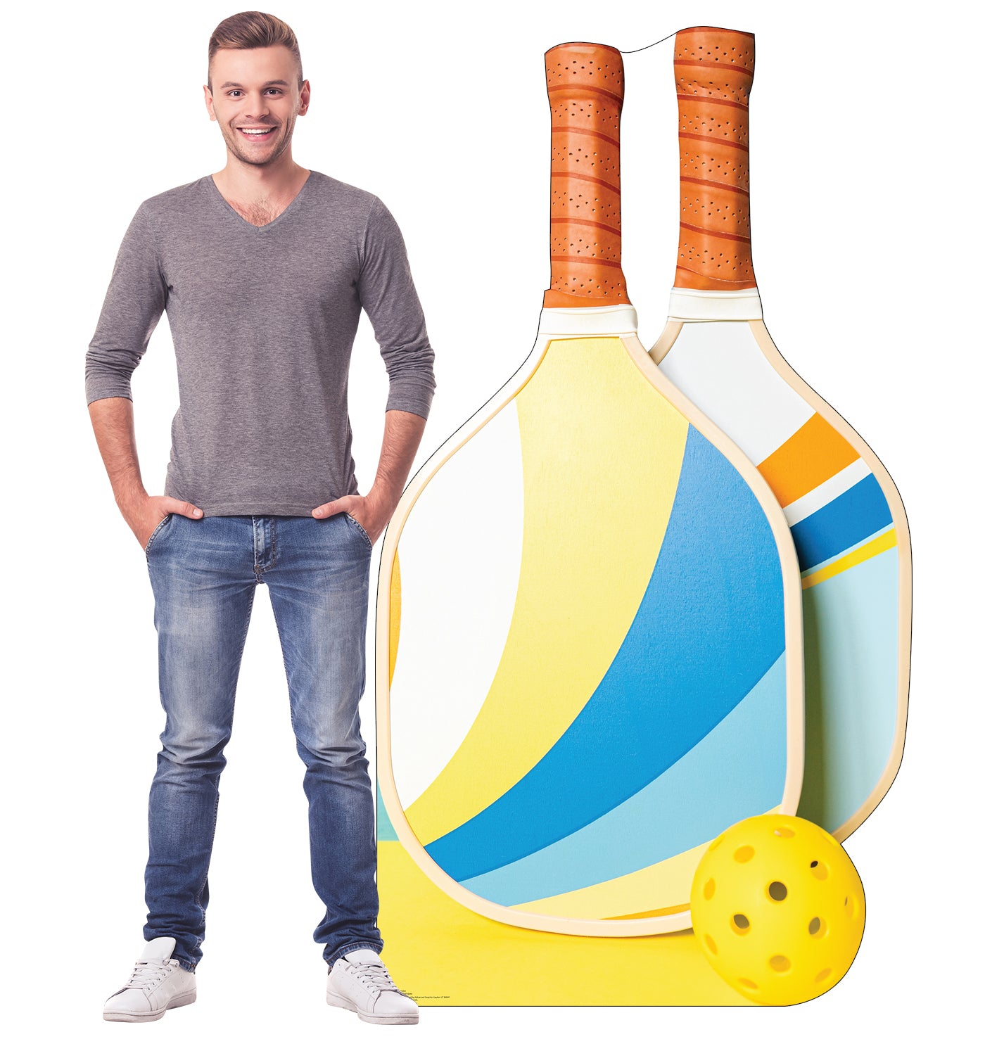 Pickleball Life-Size Cardboard Cutout - All Cutouts