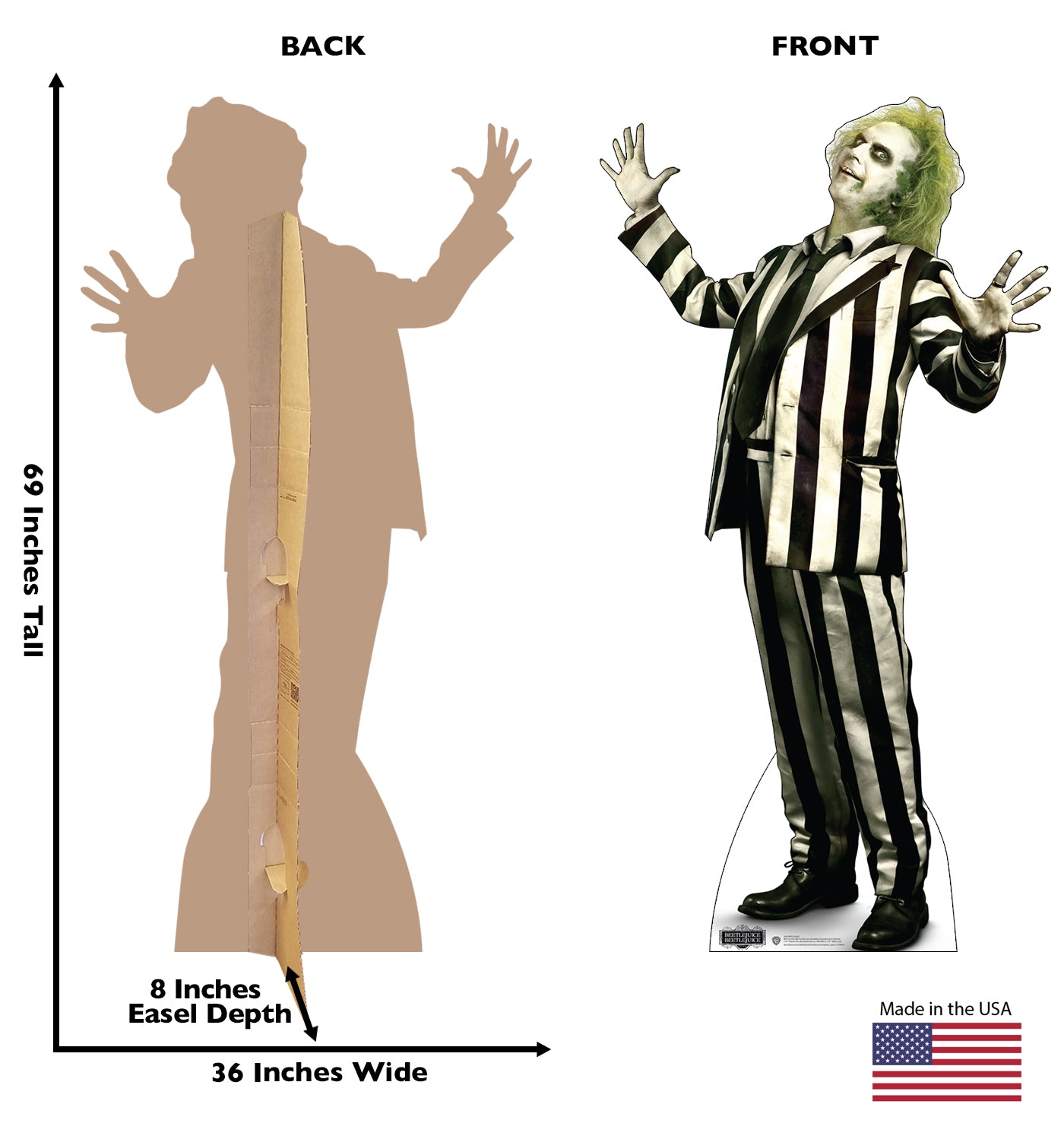 Beetlejuice Life-Size Cardboard Cutout - All Cutouts