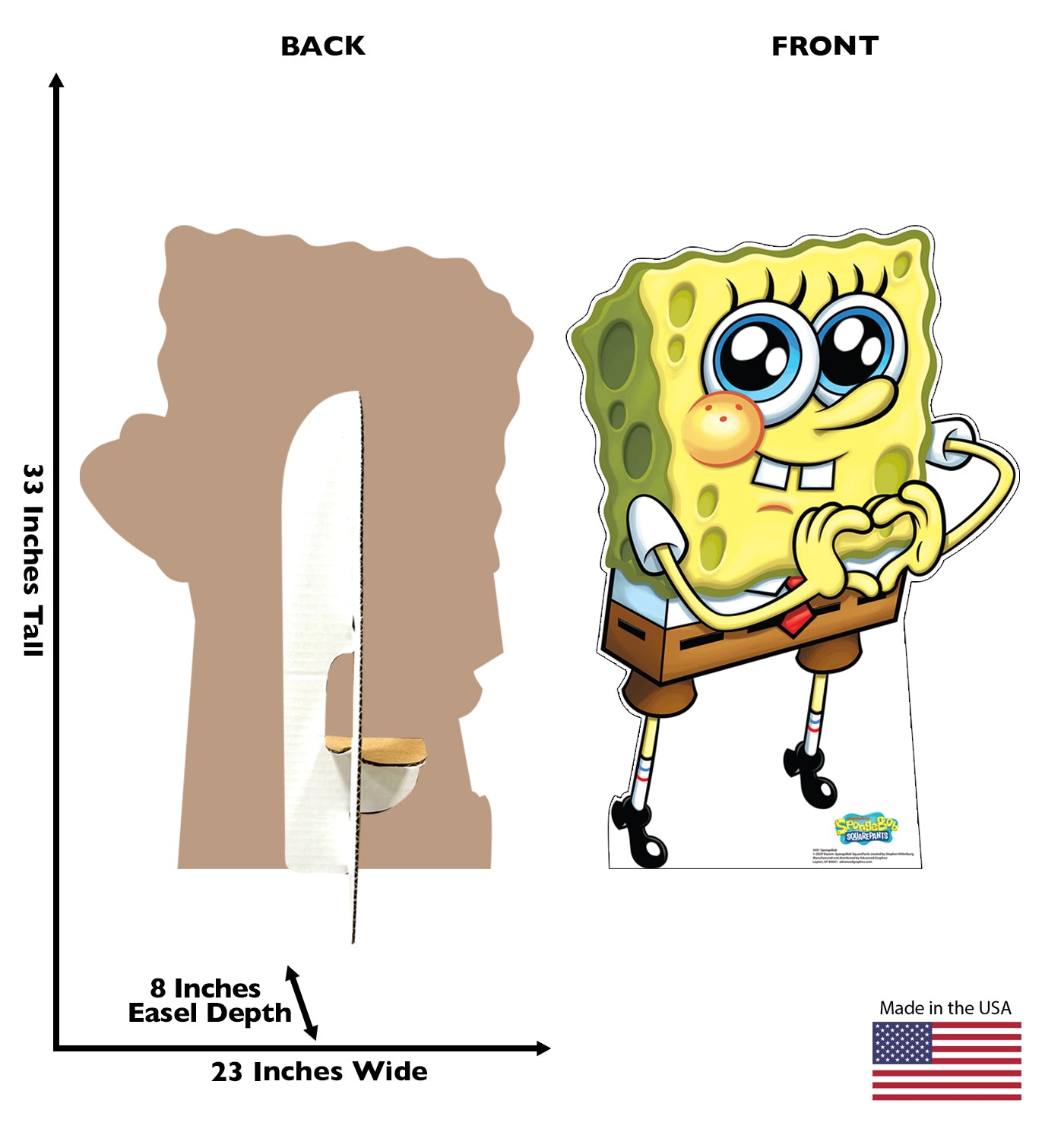 SpongeBob Life-Size Cardboard Cutout - All Cutouts
