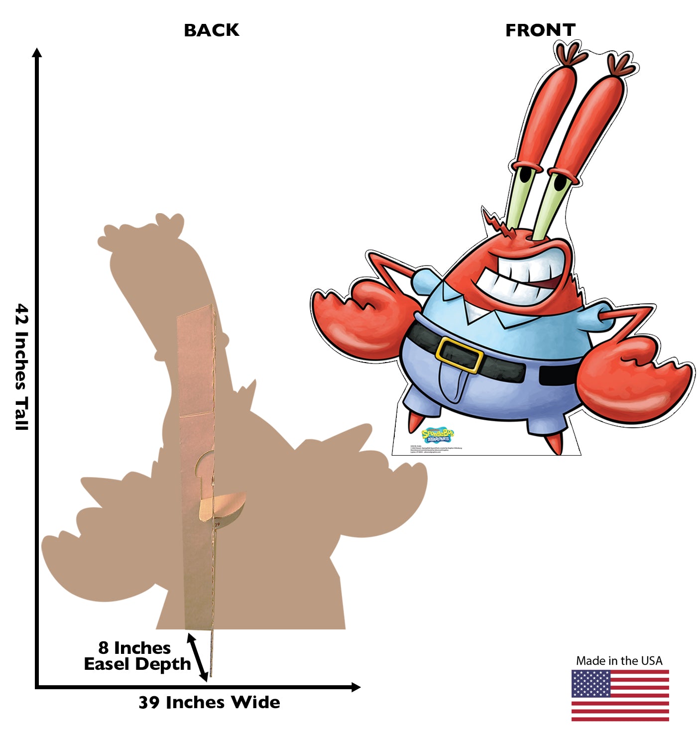 Mr. Krabs Life-Size Cardboard Cutout - All Cutouts