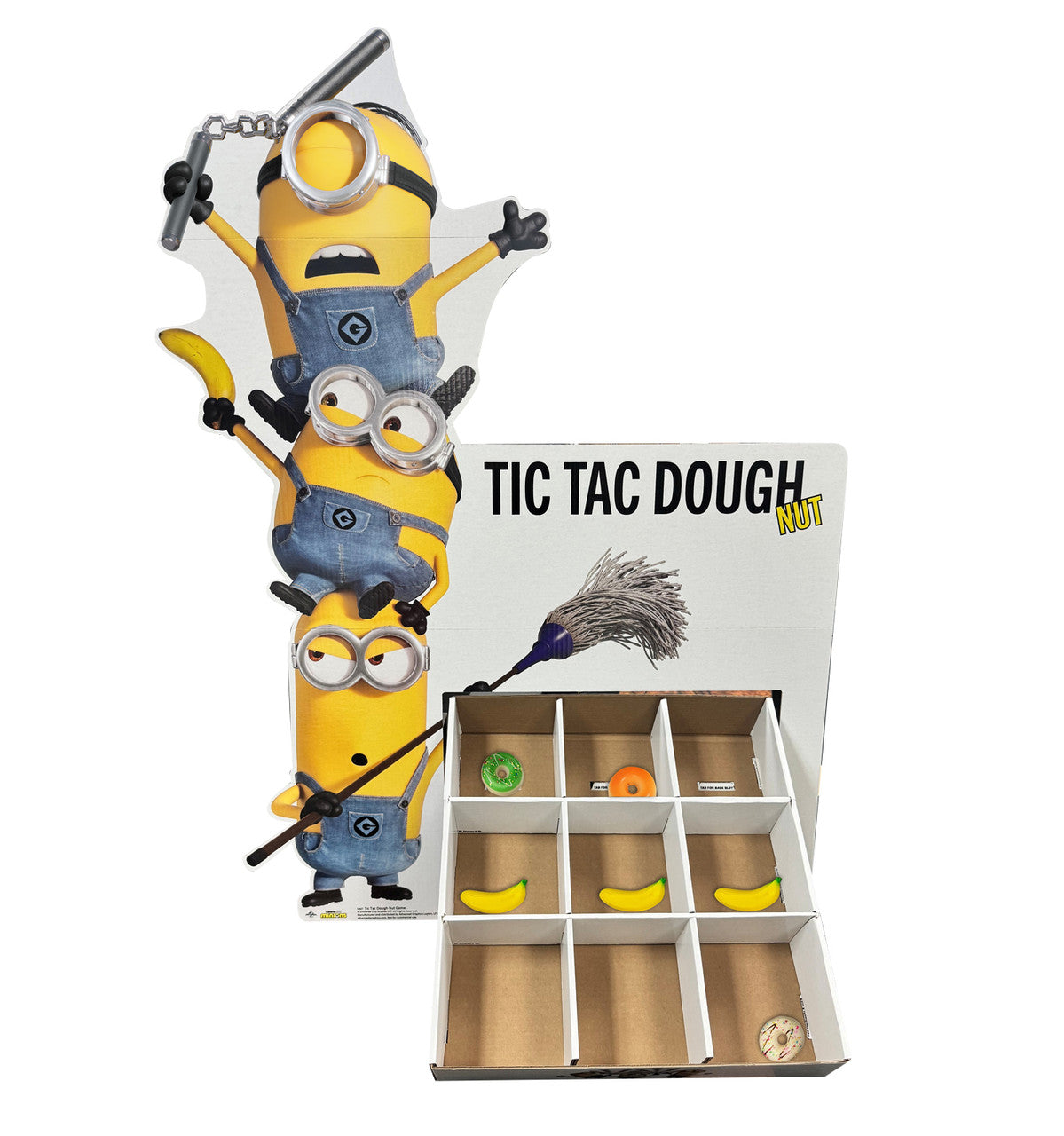 Life-Size Tic Tac Dough Nut Game (Minions) Cardboard Cutout - All Cutouts